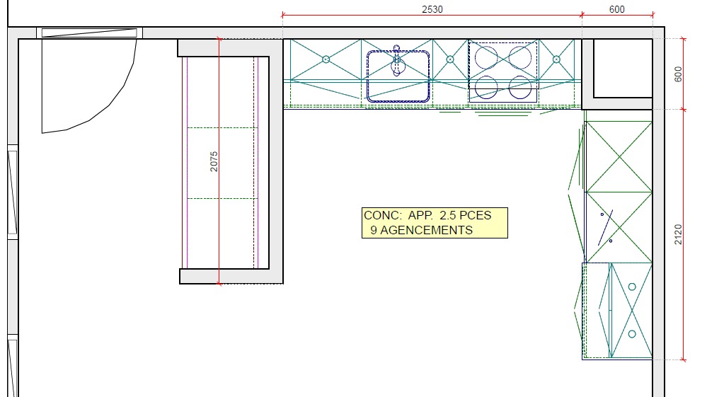 Plan de la cuisine Plan de la cuisine