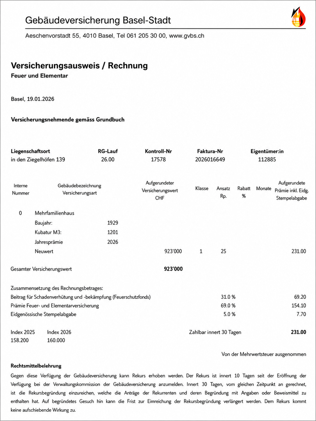 Gebäudeversicherung