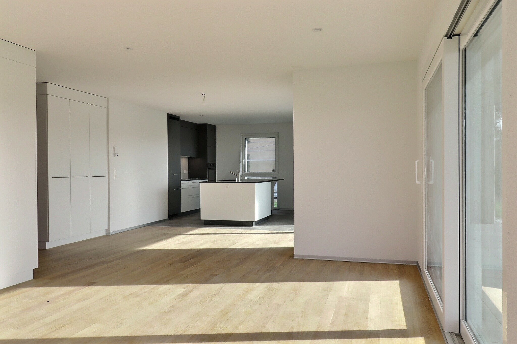 Espace cuisine vu du séjour Espace cuisine vu du séjour