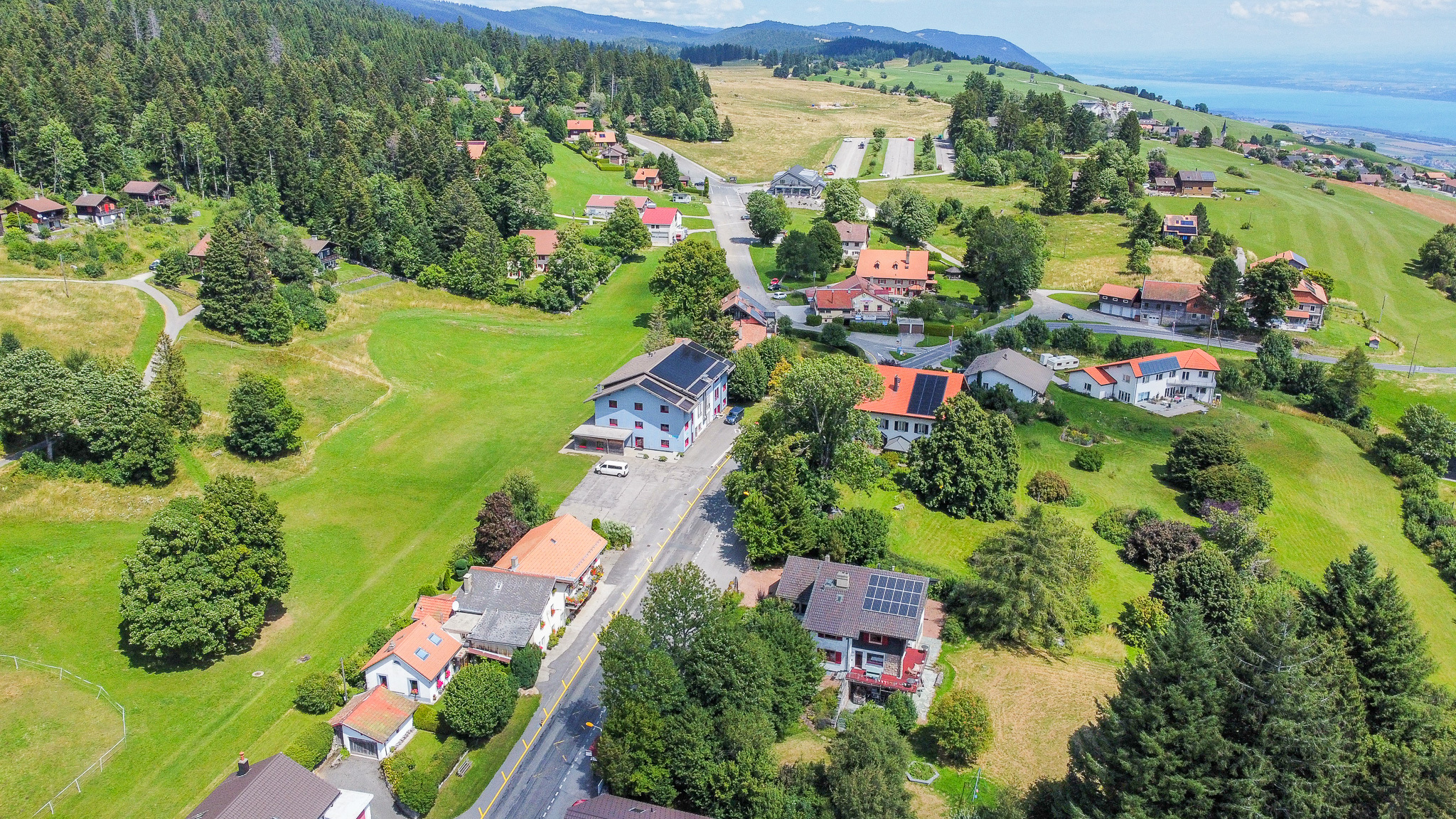 Vue aérienne sur Les Rasses Vue aérienne sur Les Rasses