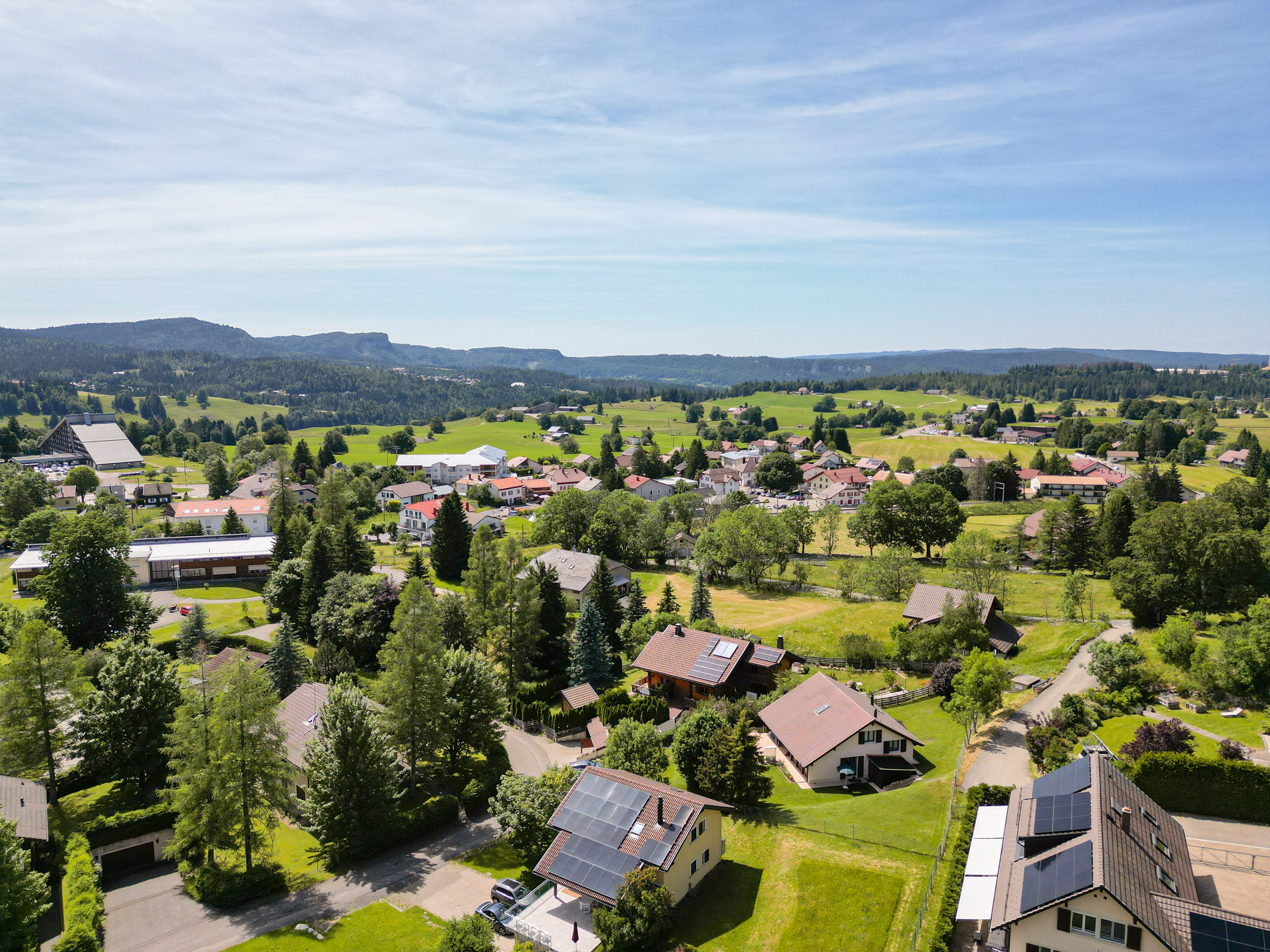 Vue extérieure par drone