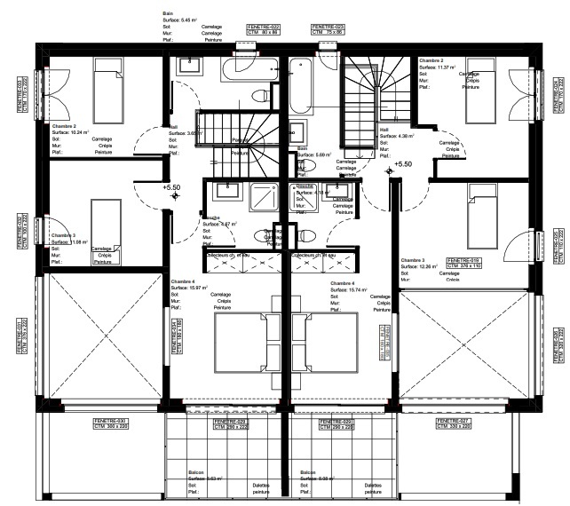 Villa A- 5.5 pièces - 2ème étage Villa A- 5.5 pièces - 2ème étage