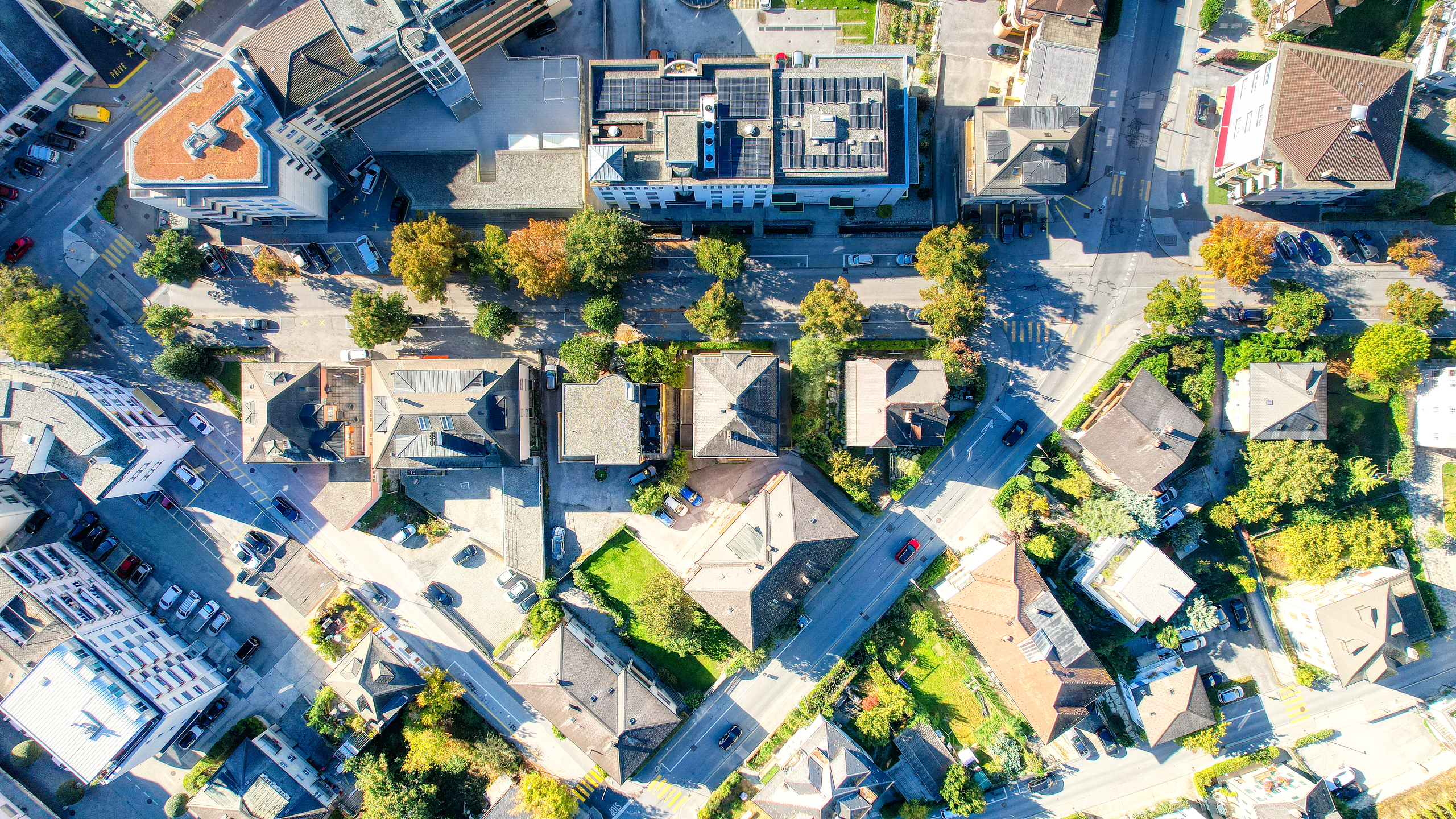 Appartement Sierre - Vue drone 