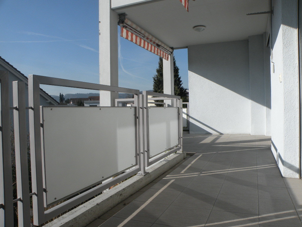 Der grosszügige Balkon 