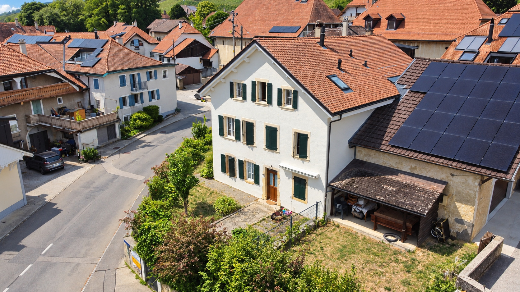 Vue aérienne   