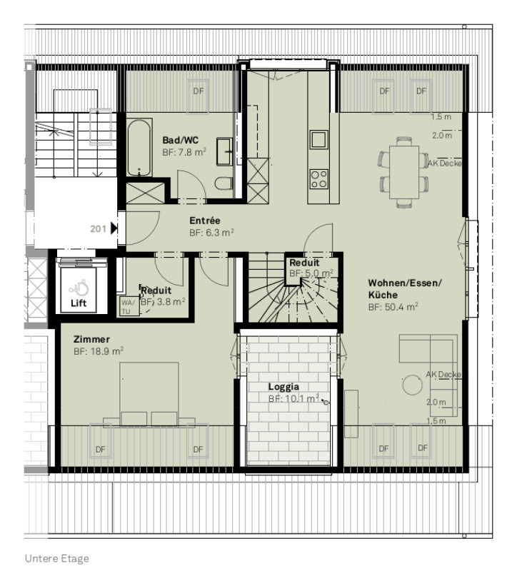 1. Dachgeschoss 1. Dachgeschoss
