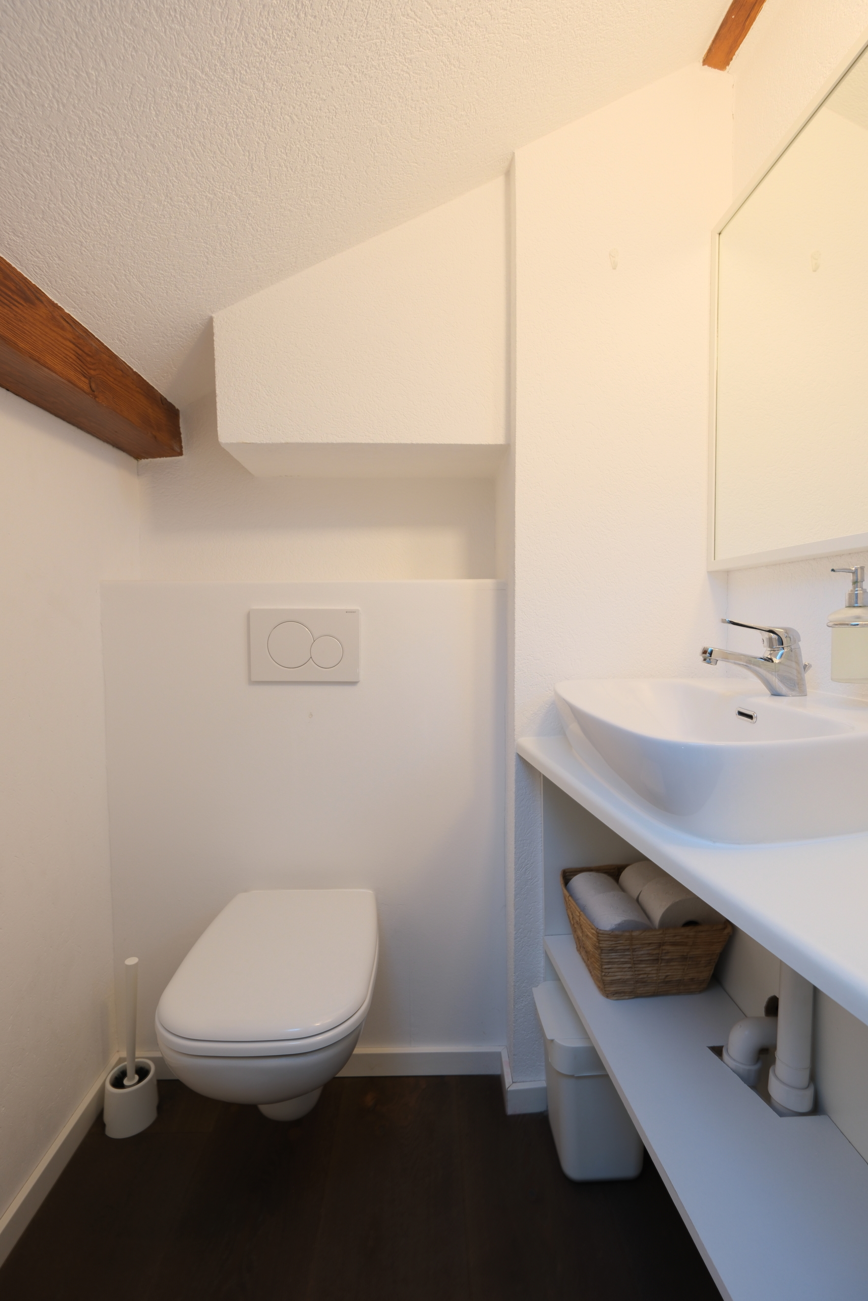 WC im Dachgeschoss