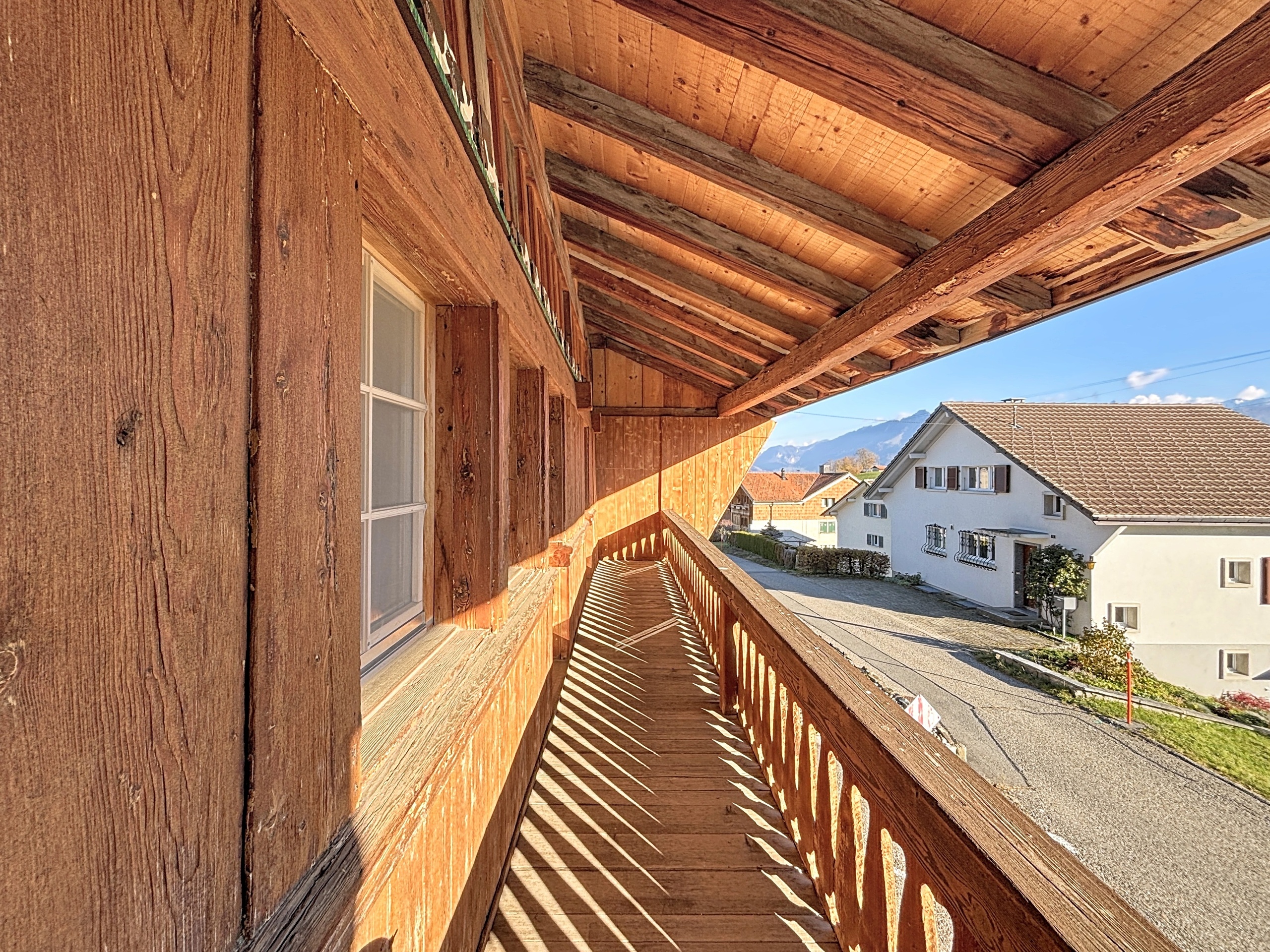 Balcon chambres avec mezzanines