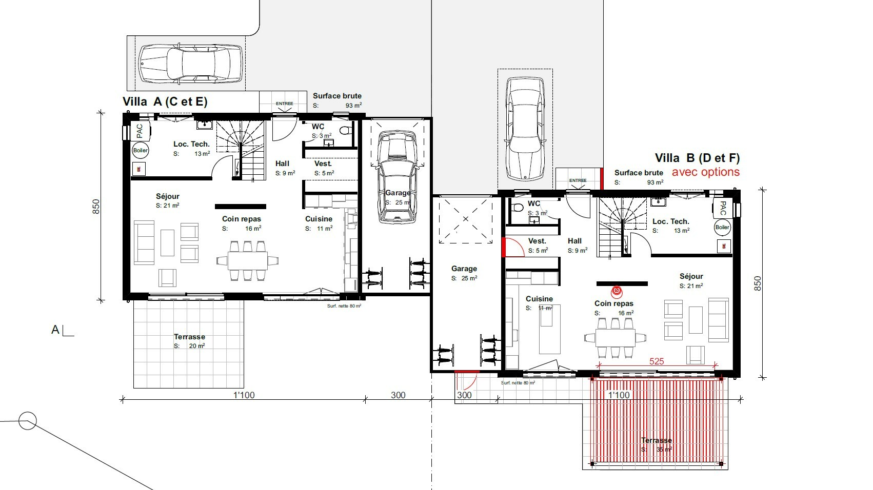 Plan rez-de-chaussée