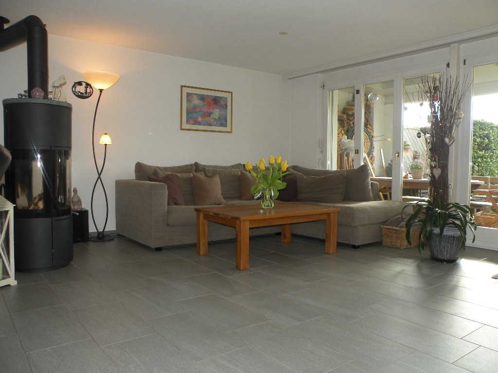 Wohnzimmer mit Schwedenofen