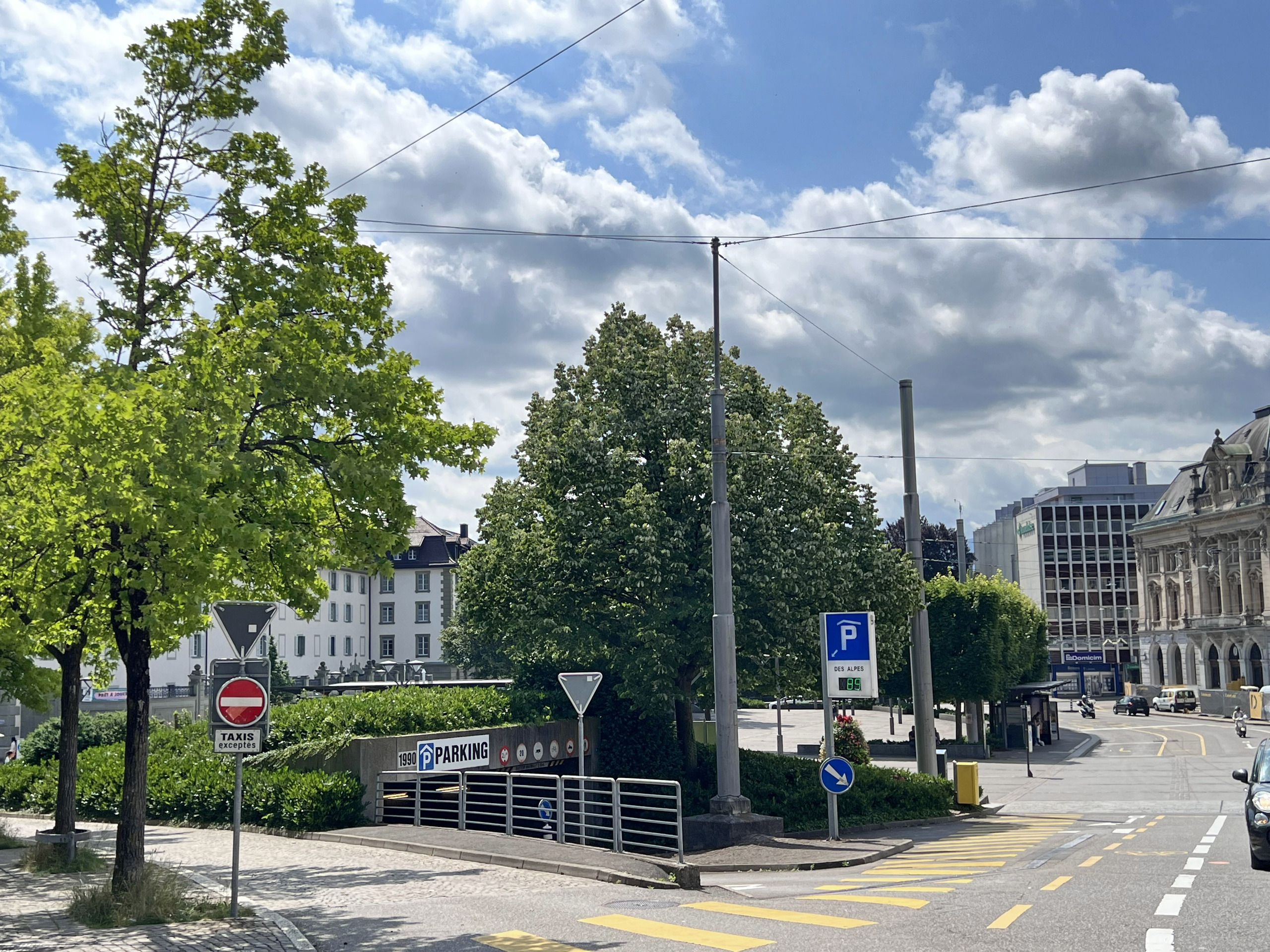 Entrée parking