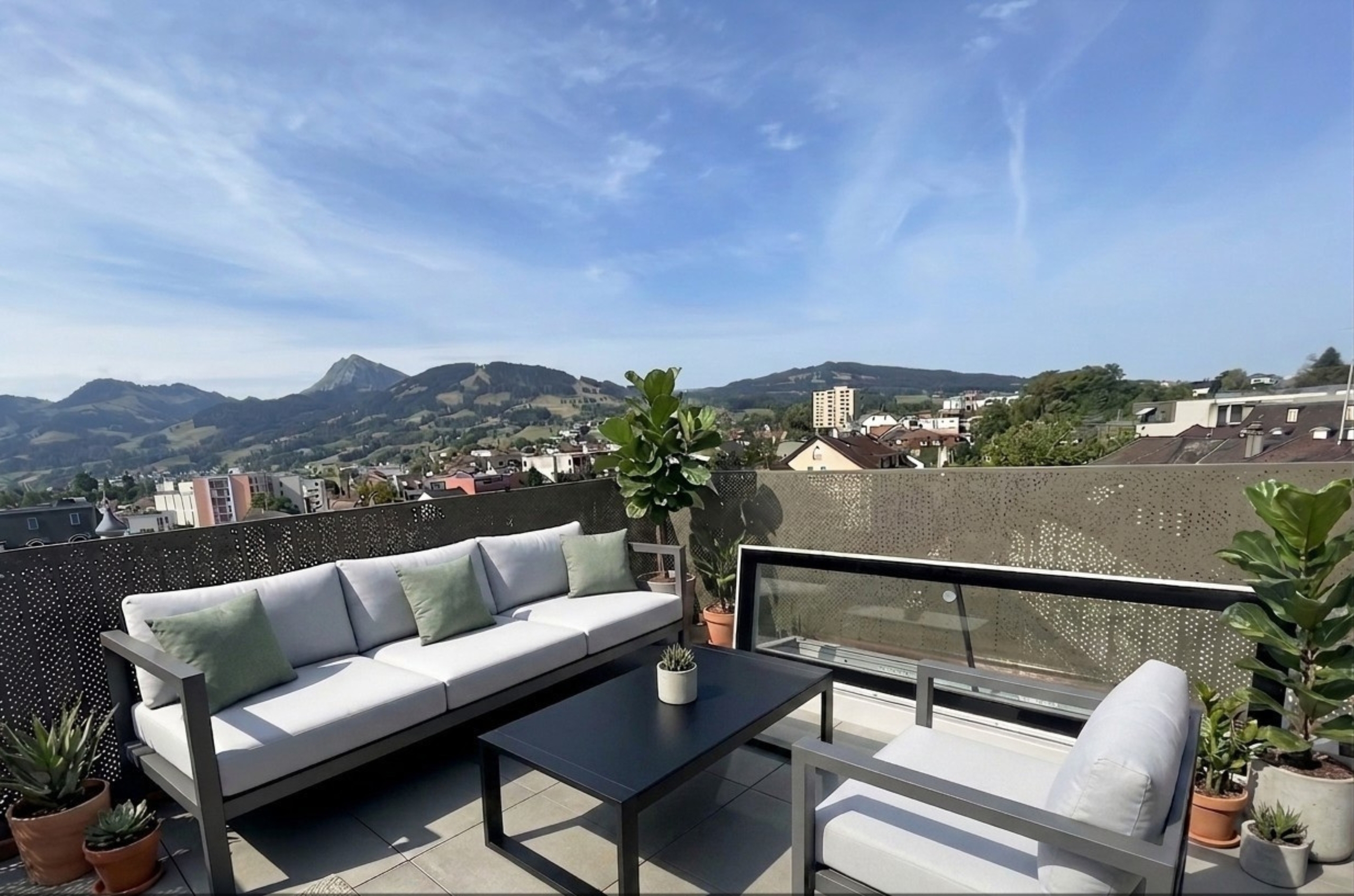 Terrasse agencée par l'IA Terrasse agencée par l'IA