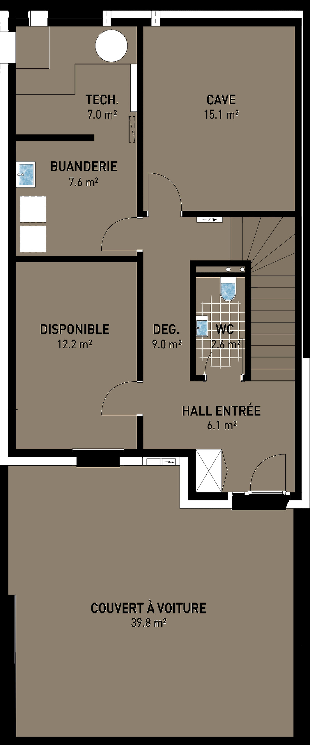 Plan rez inférieur