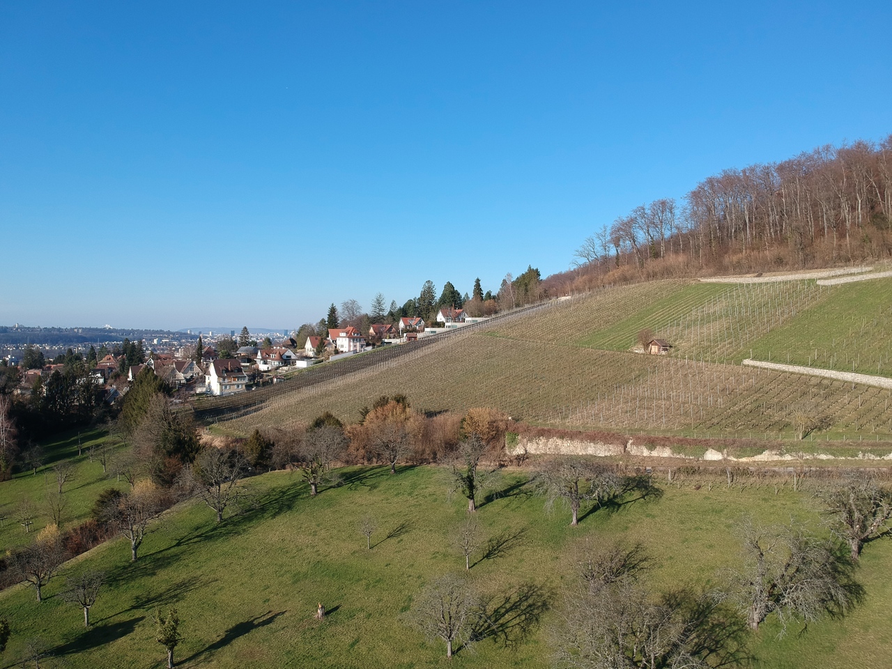 Direkt vor der Haustüre