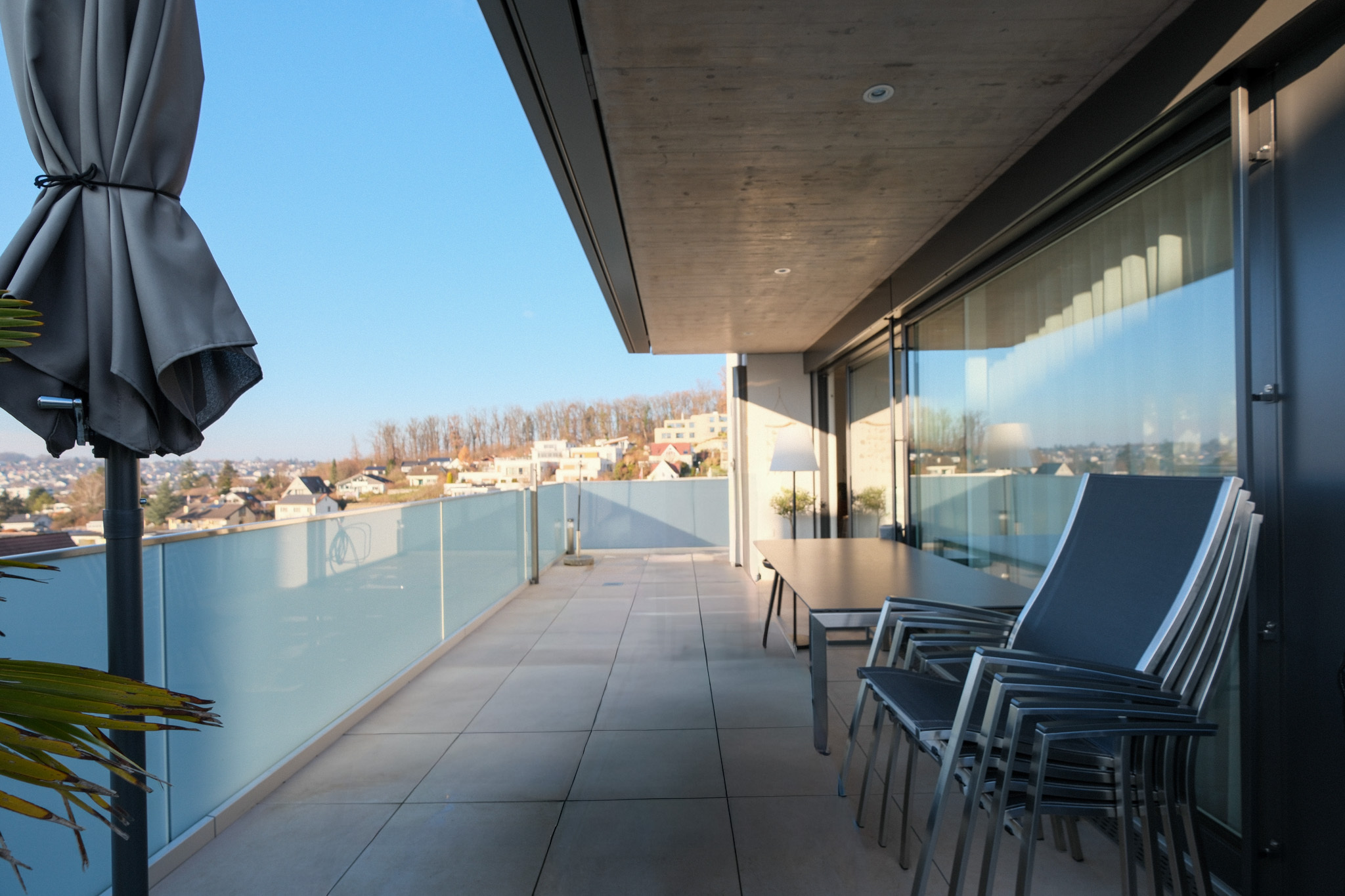 Gedeckte Terrasse Süd/West