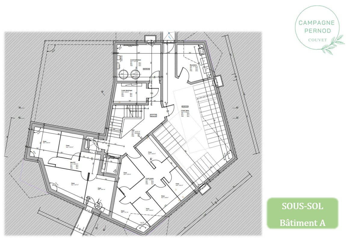 Sous-sol bâtiment A Sous-sol bâtiment A