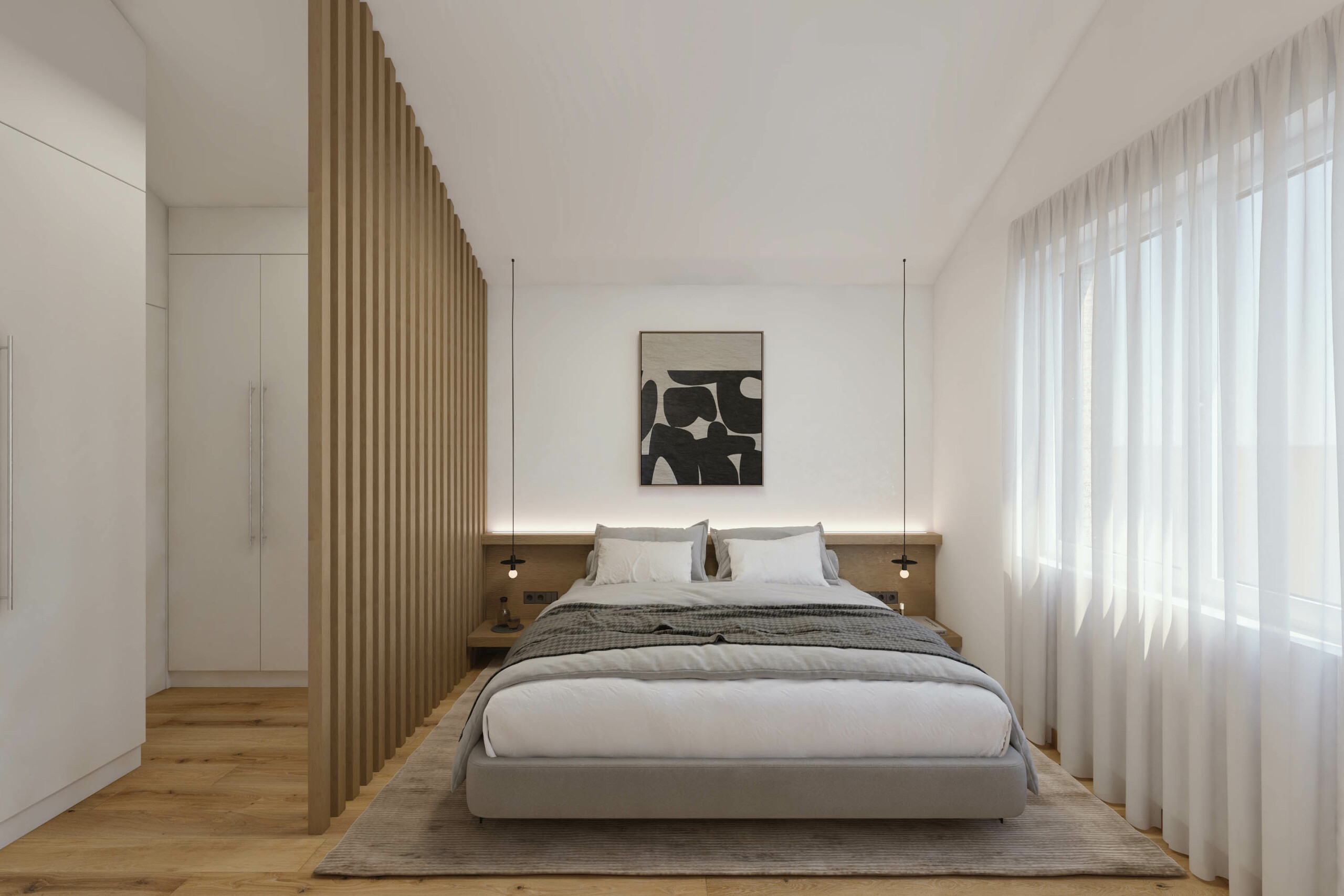 Villa type B - chambre à coucher