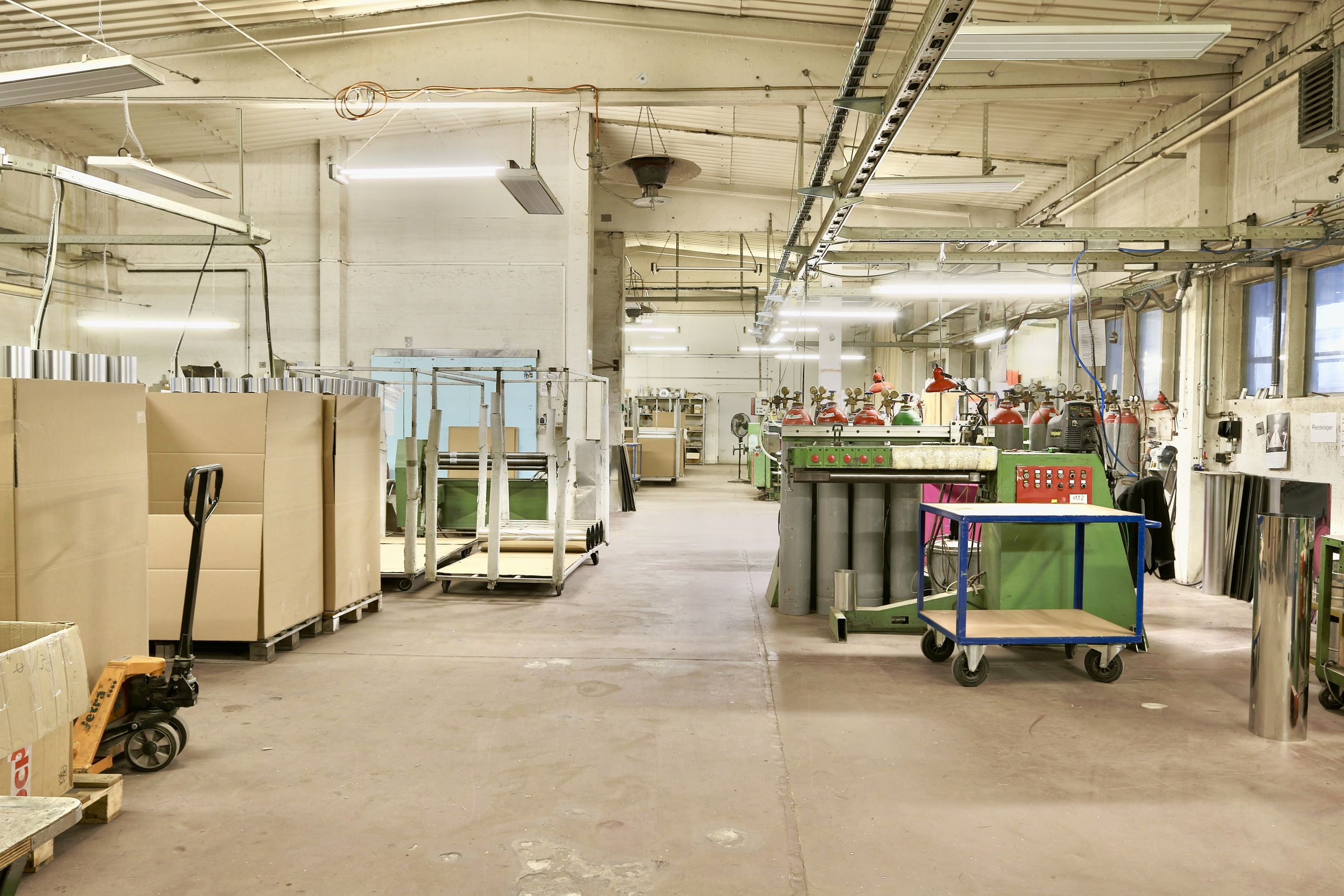 Viel Raum und Platz für ein angenehmes Arbeitsklima.