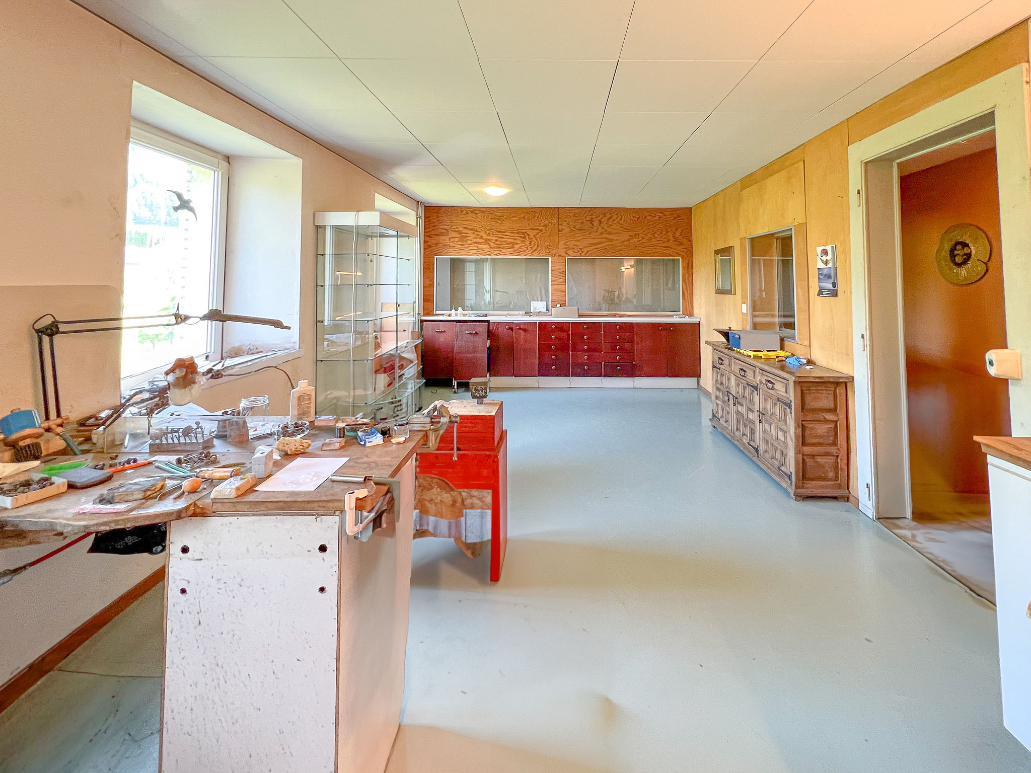 Deuxième atelier au rez inférieur Deuxième atelier au rez inférieur