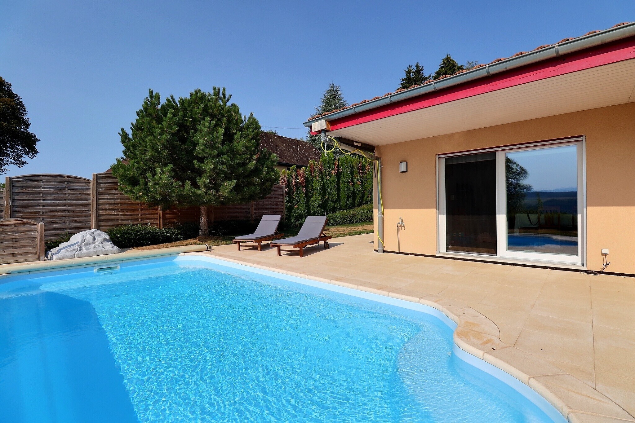 Zoom maison piscine Zoom maison piscine