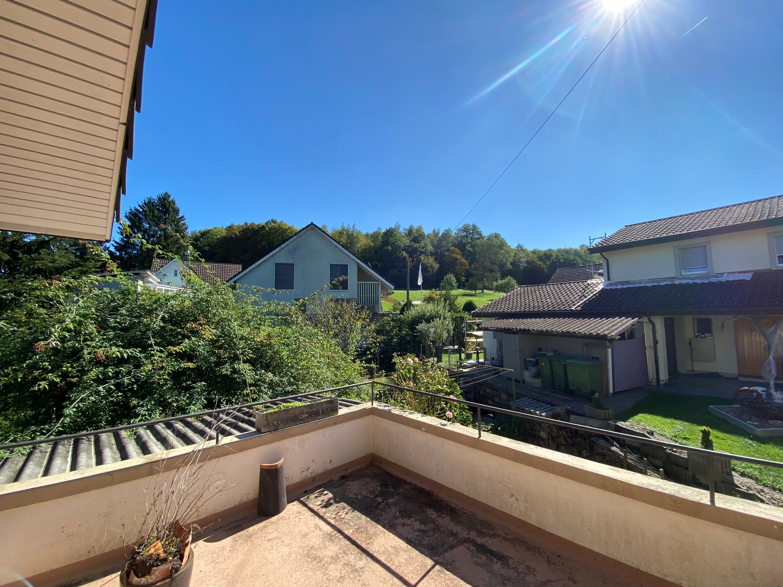 Blick von der Terrasse aus Blick von der Terrasse aus