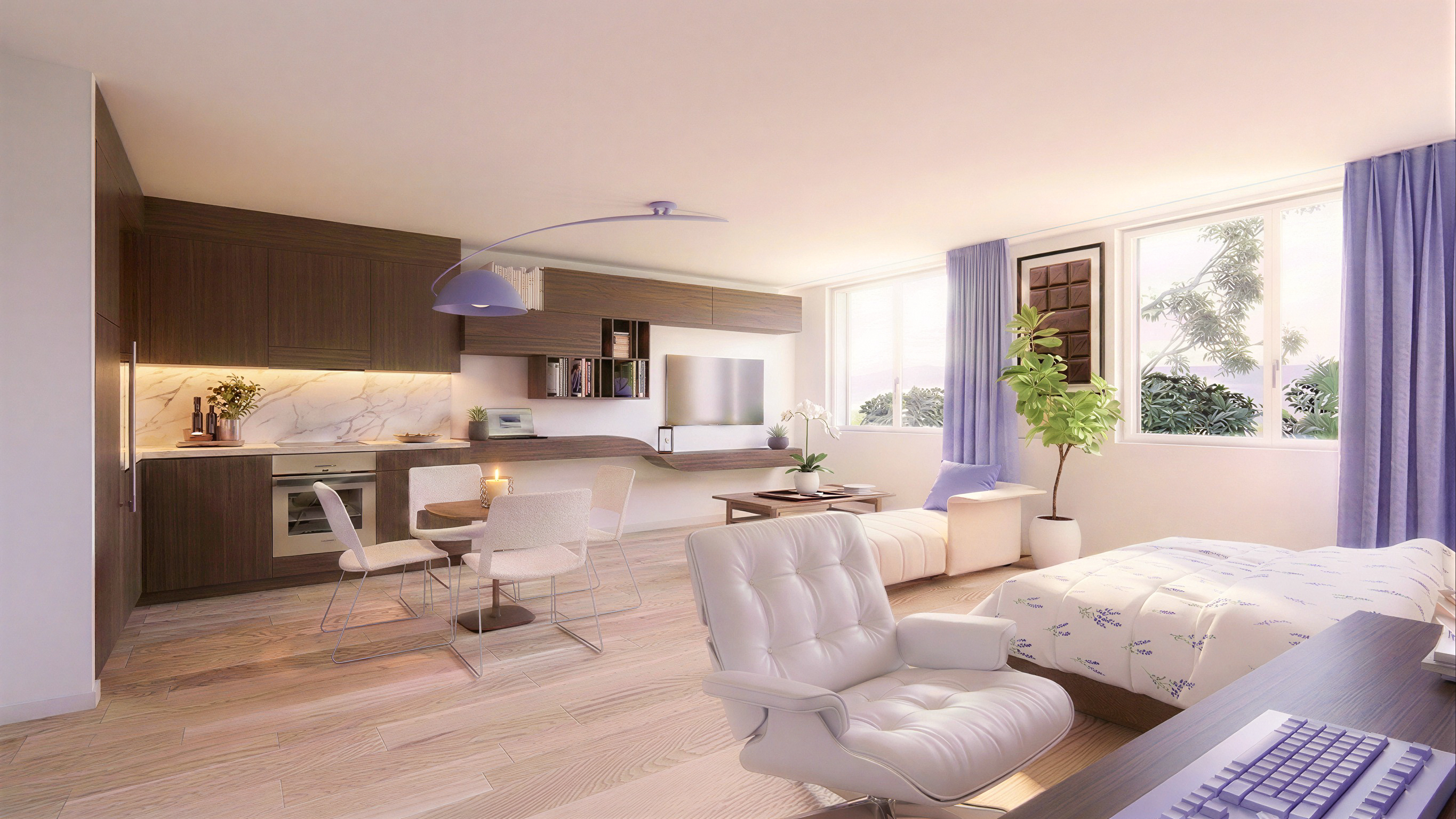 Appartements neufs à vendre à Siviriez : studio.
