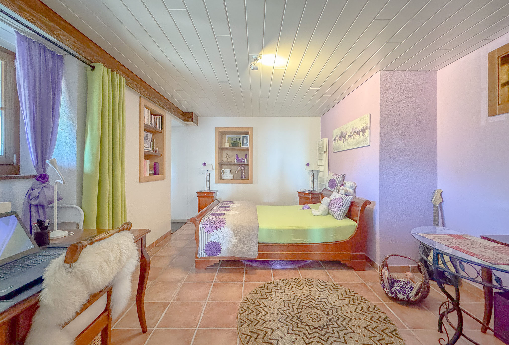 Duplex de 5 pces au rez - chambre no 2