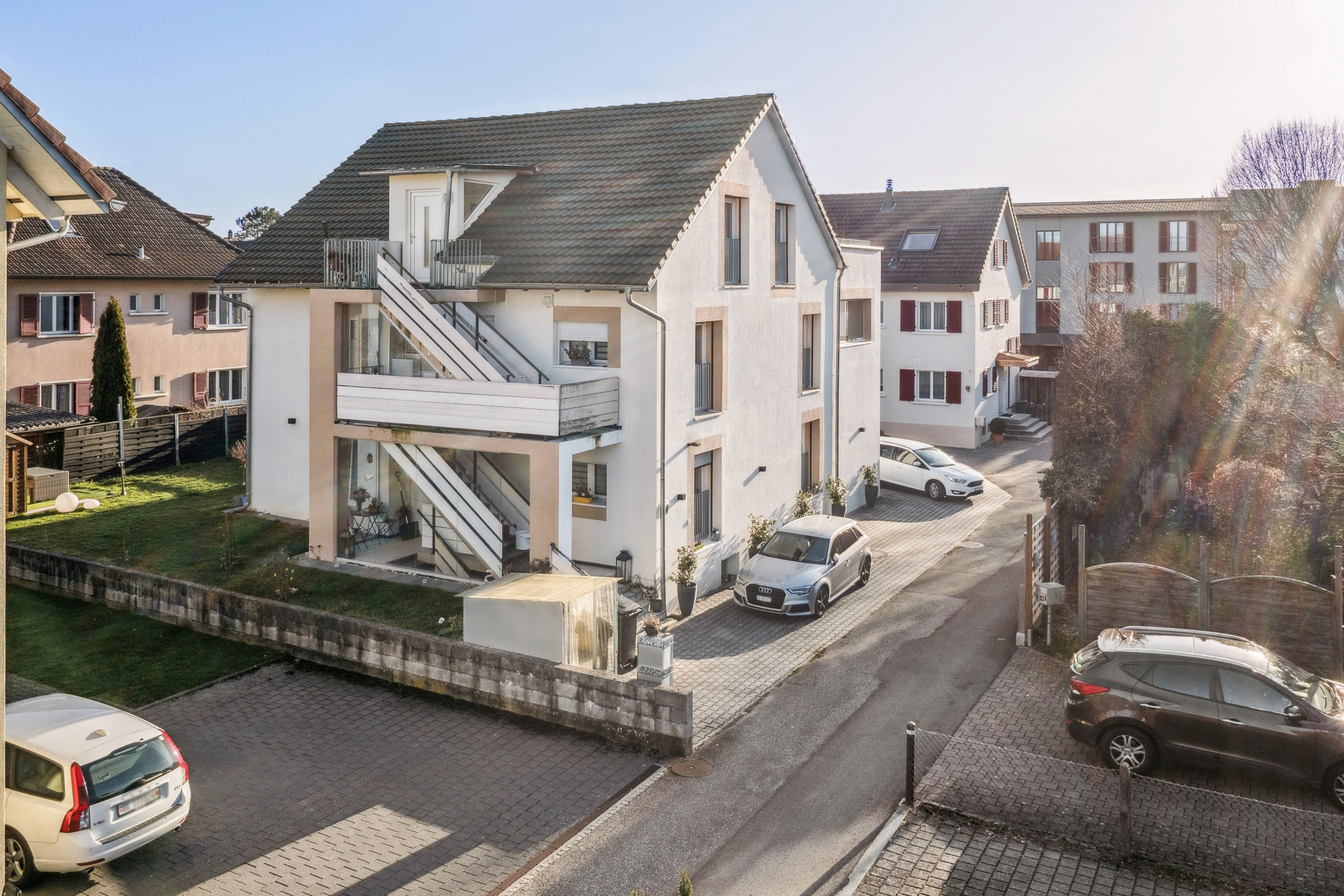 Situation résidentielle centrale avec une excellente accessibilité