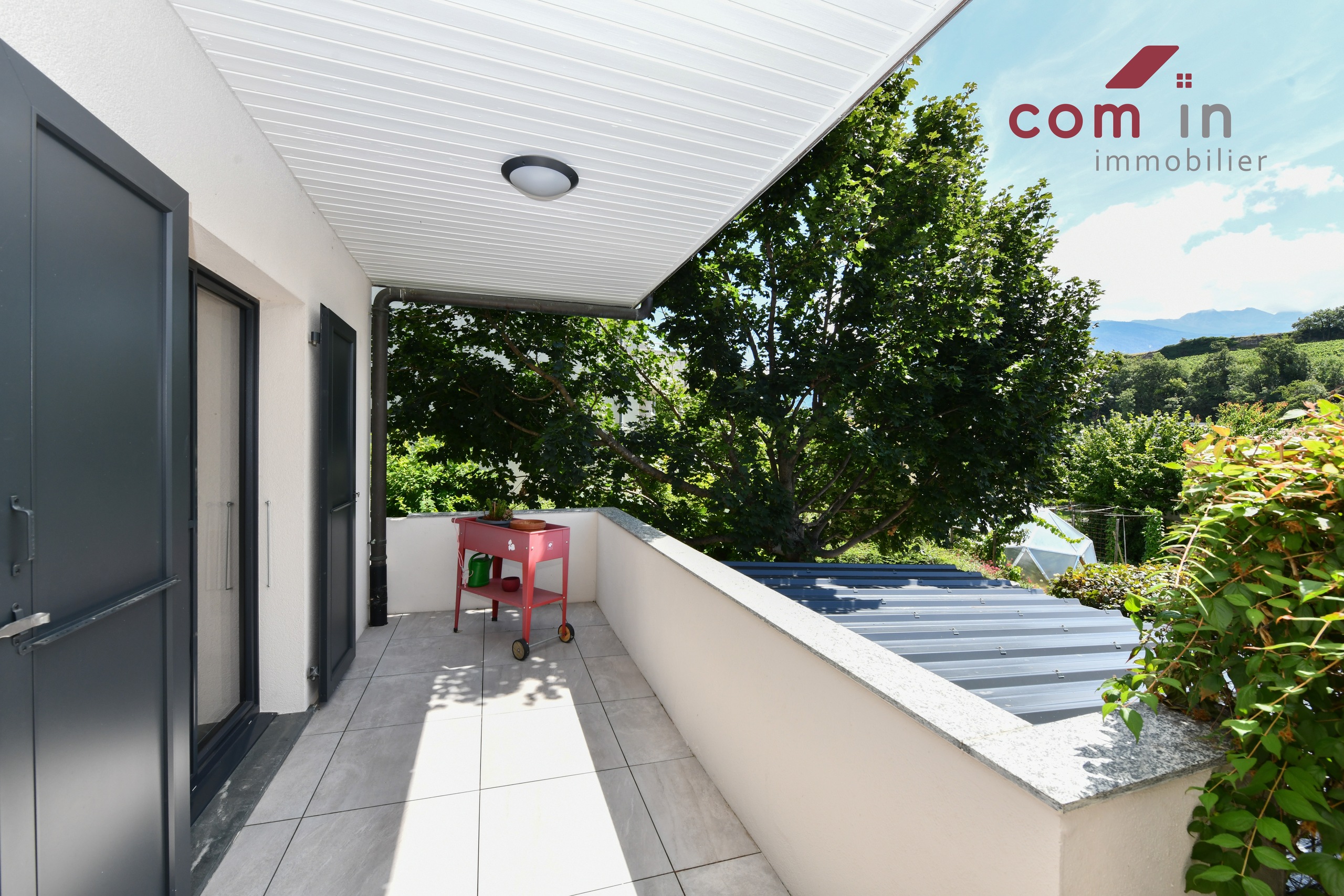 terrasse abritée Sud côté suite parentale