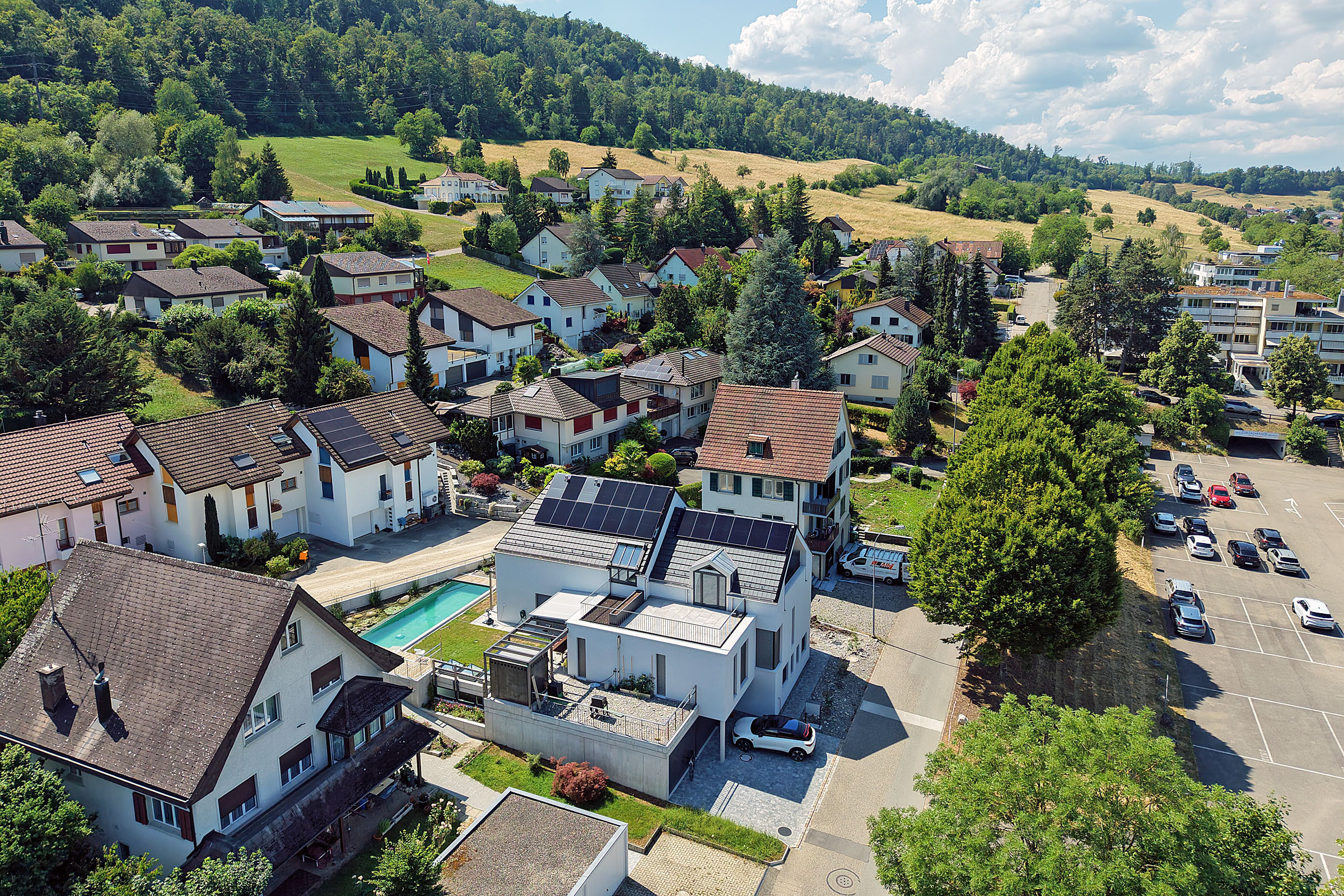 Kurze Distanzen zu ÖV, Einkauf, Natur und Erholung