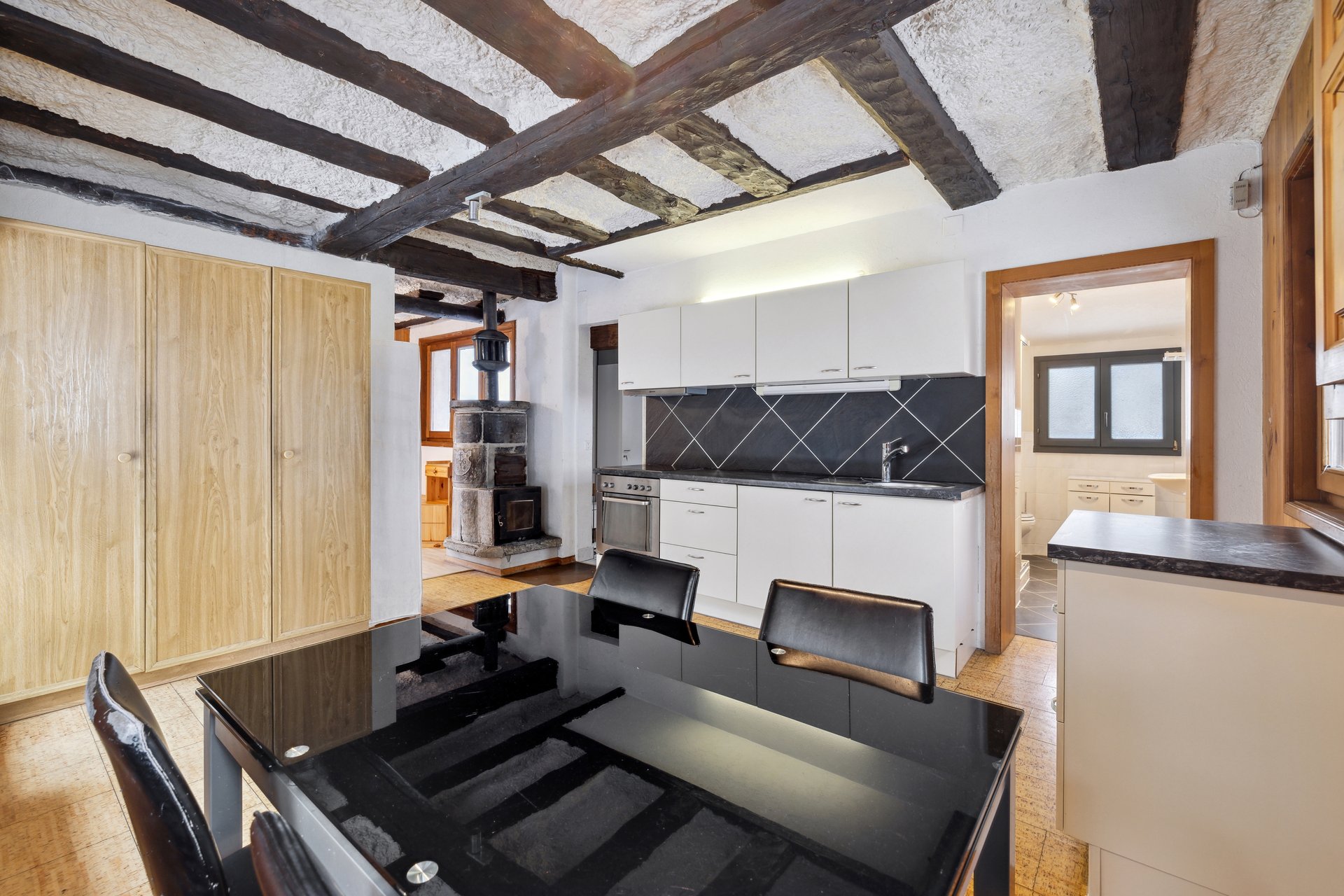 Offene Küche zum Esszimmer