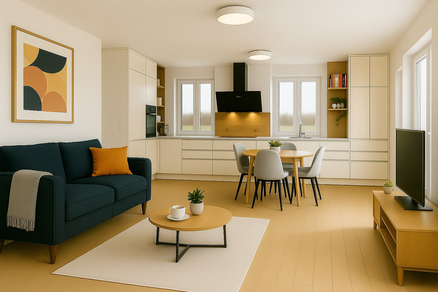 Crissier | Maison Jumelle F1 | Pièce à vivre Crissier | Maison Jumelle F1 | Pièce à vivre