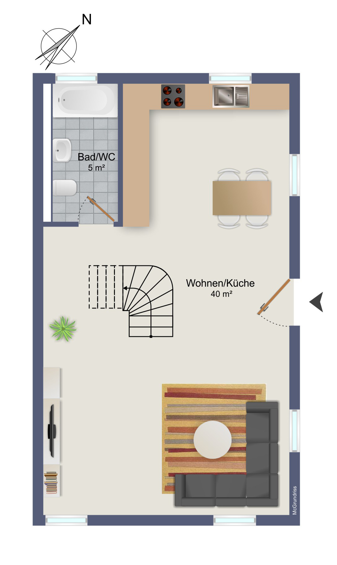 Grundriss Erdgeschoss