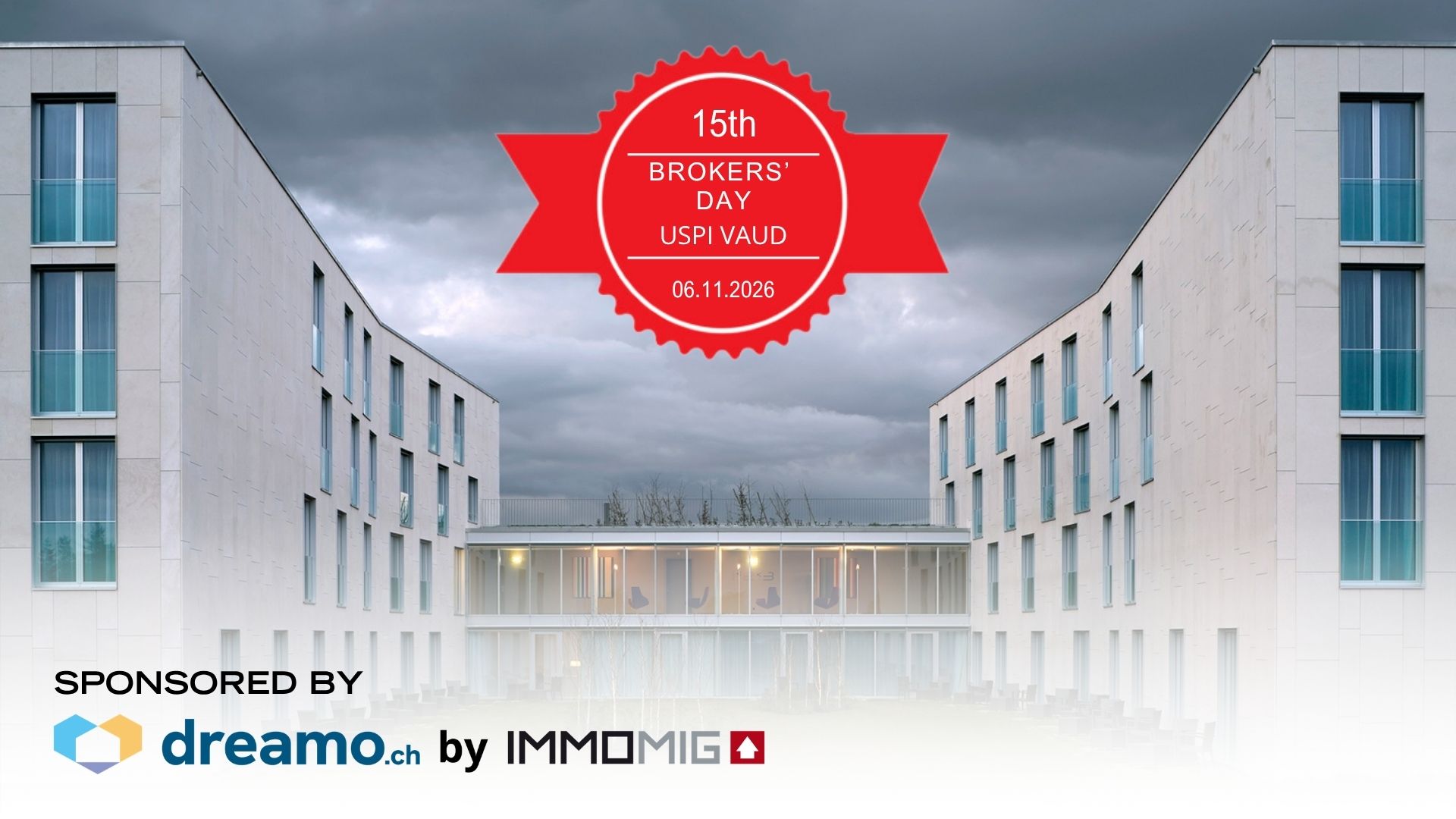  IMMOMIG SA and dreamo.ch sponsors of the 15th USPI Vaud Broker Day