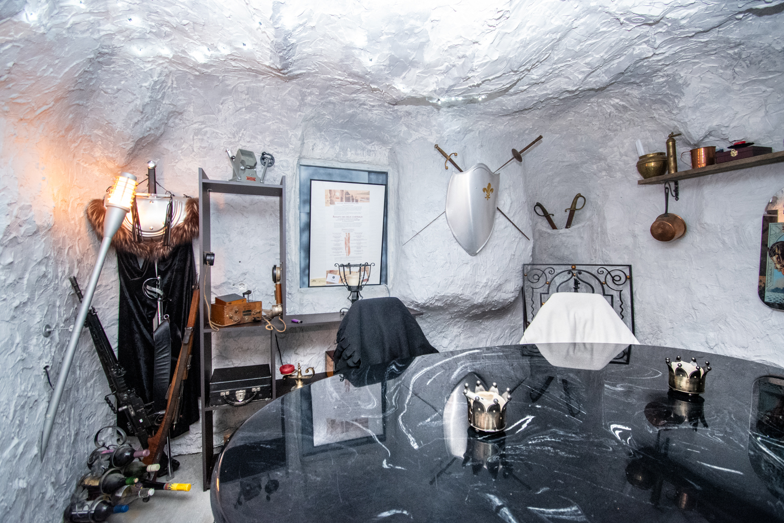 Abri PC aménagé en carnotzet Abri PC aménagé en carnotzet