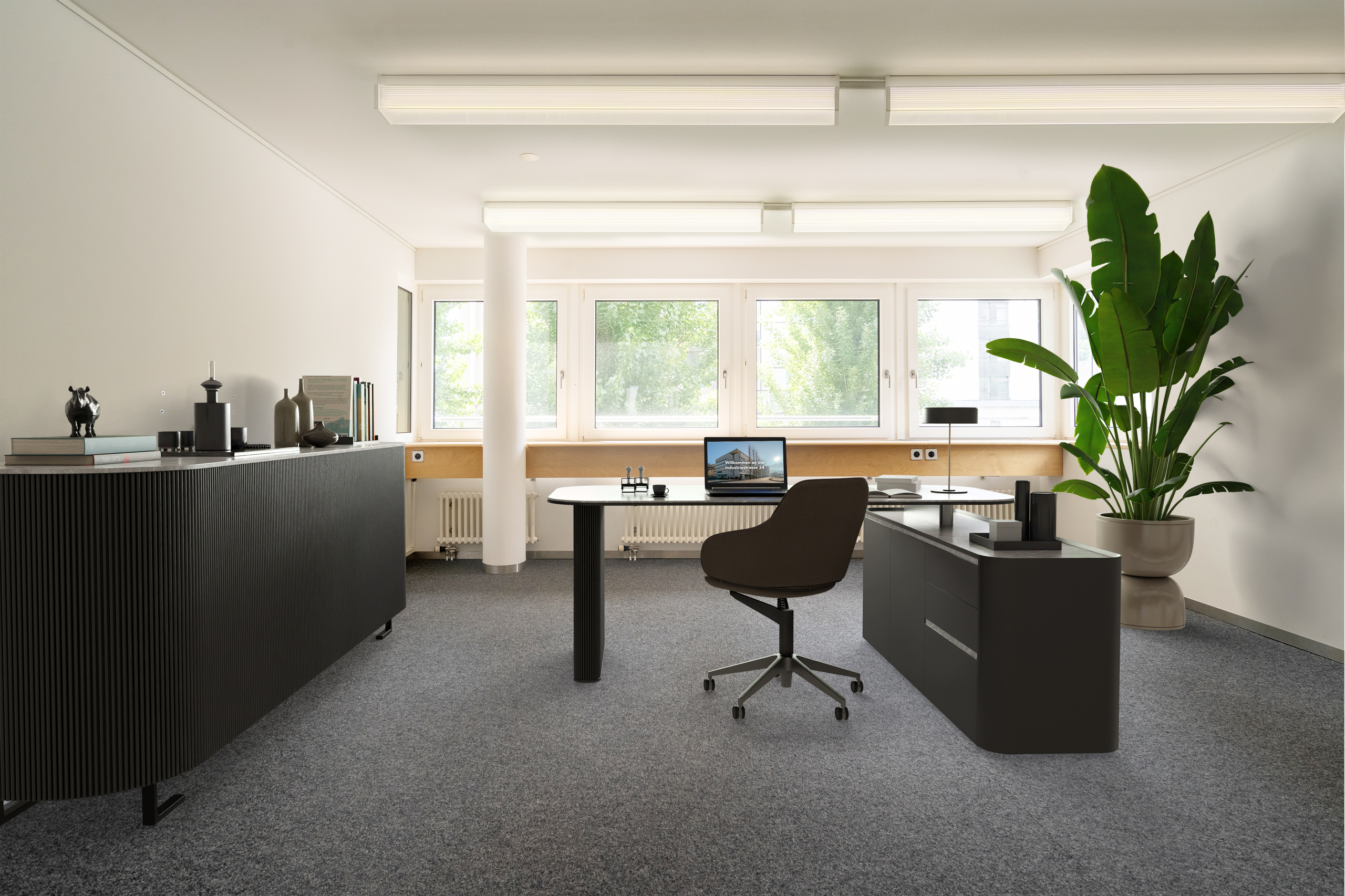 Innenansicht Einzelbüro