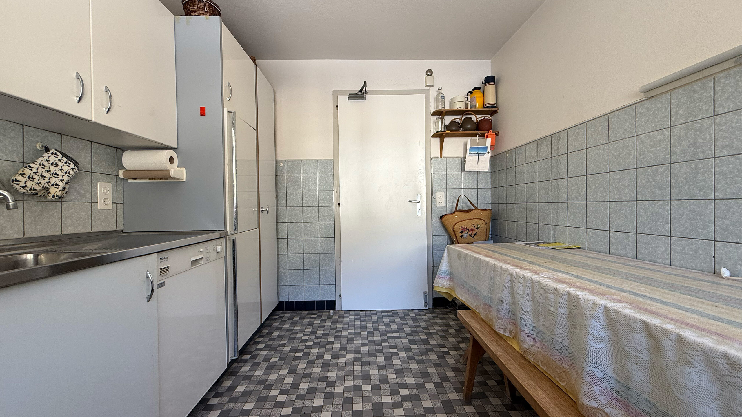 Another view of the kitchen