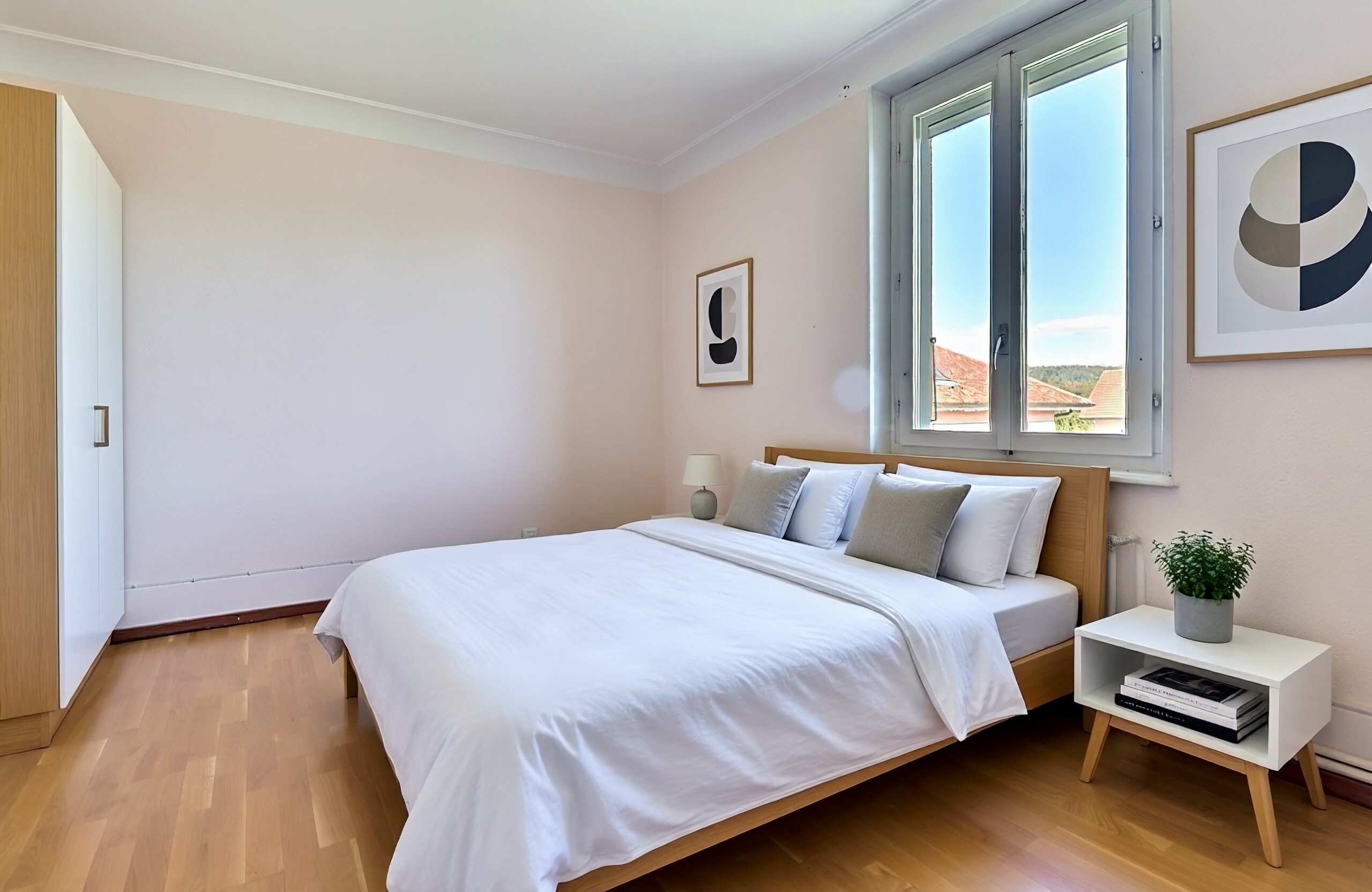 Chambre-appartement de létage (simulation d'ameublement) Chambre-appartement de létage (simulation d'ameublement)