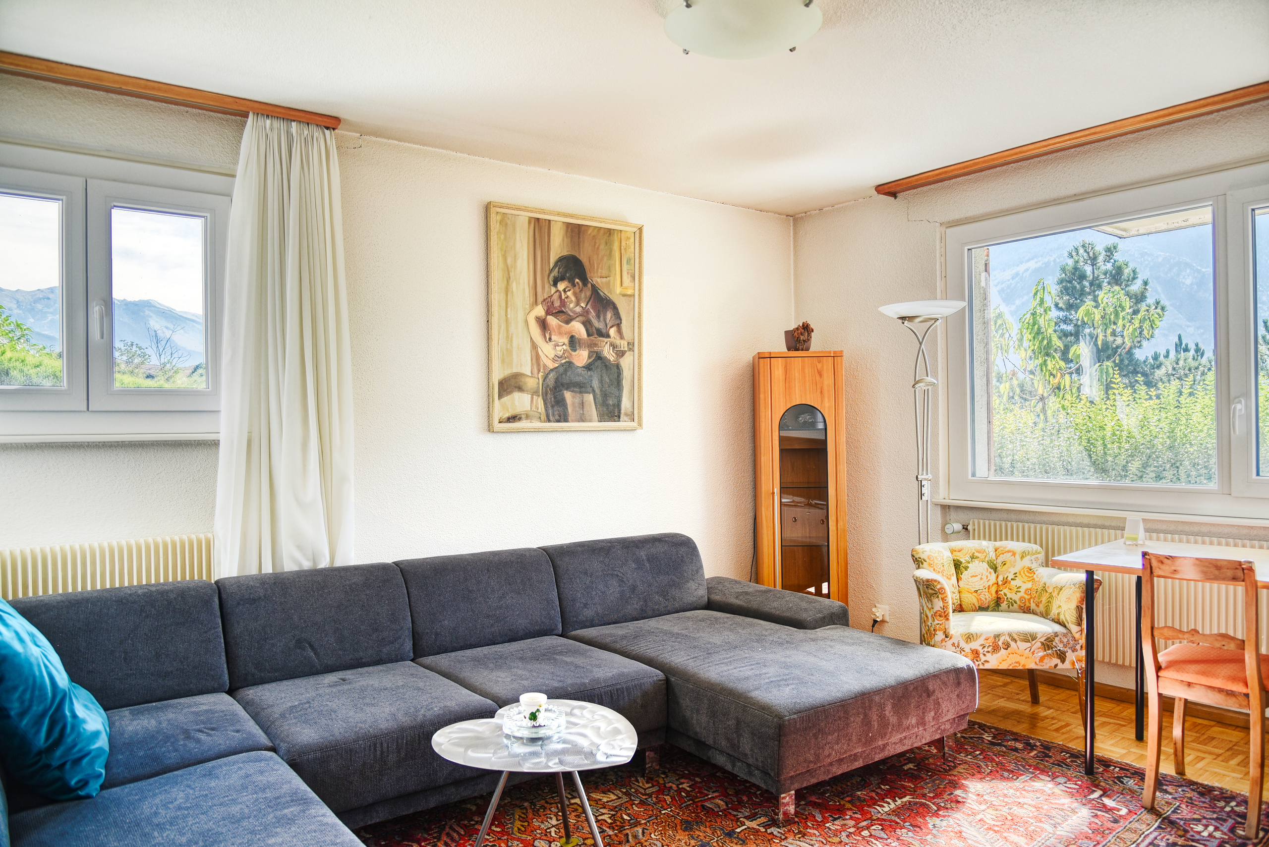 Villa Sierre - Salon au rez-de-chaussée Villa Sierre - Salon au rez-de-chaussée