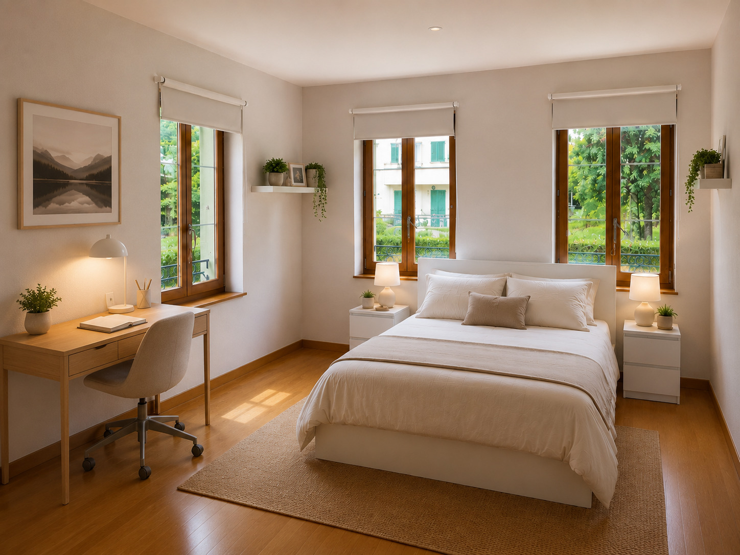 Mobilier généré par IA - chambre au 1er