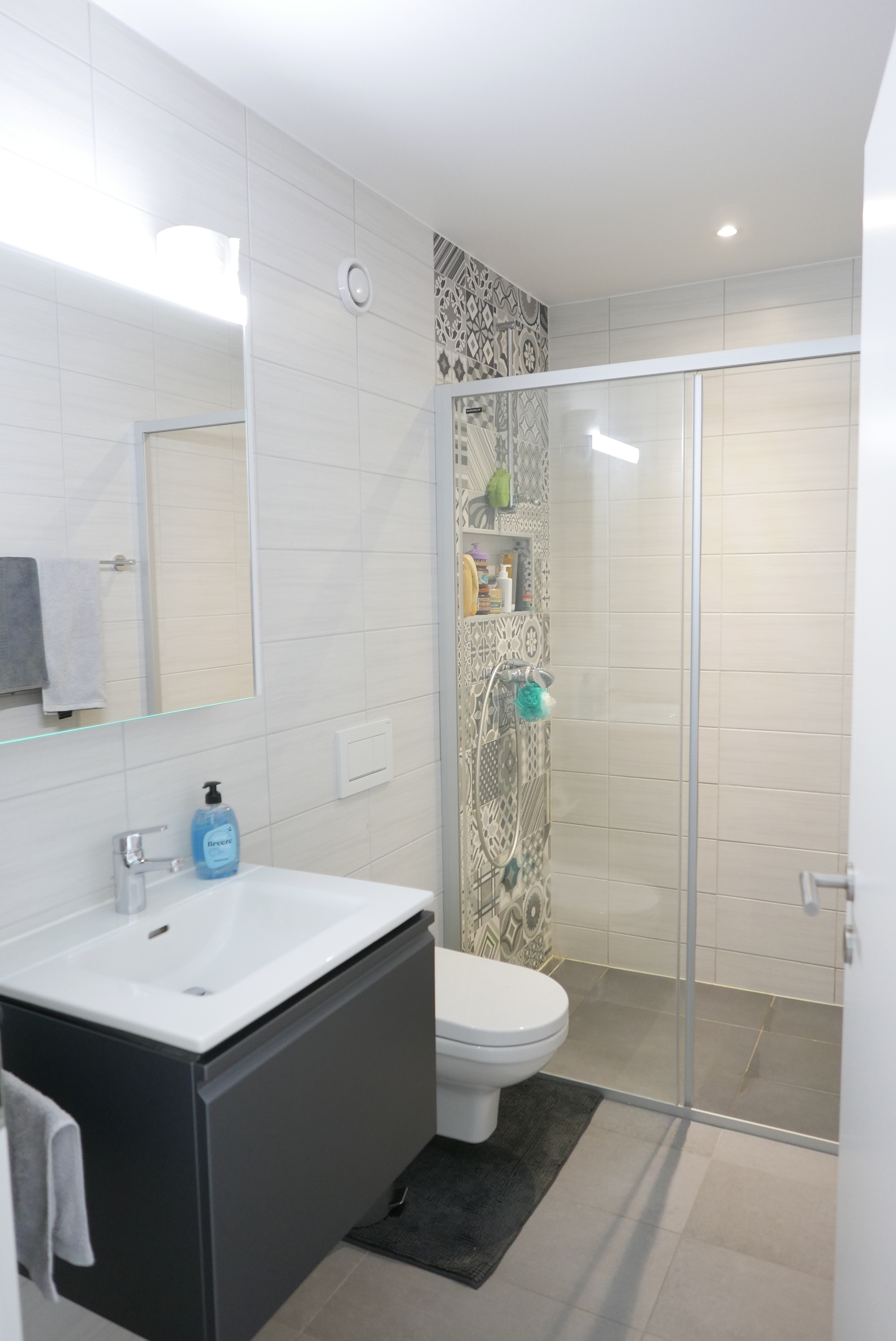 salle de douche italienne