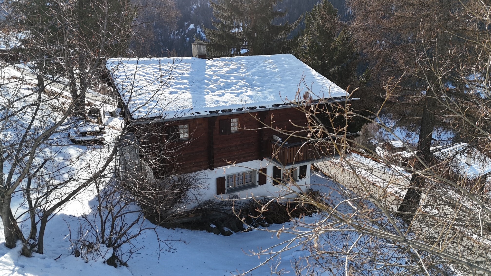 Façade du chalet 