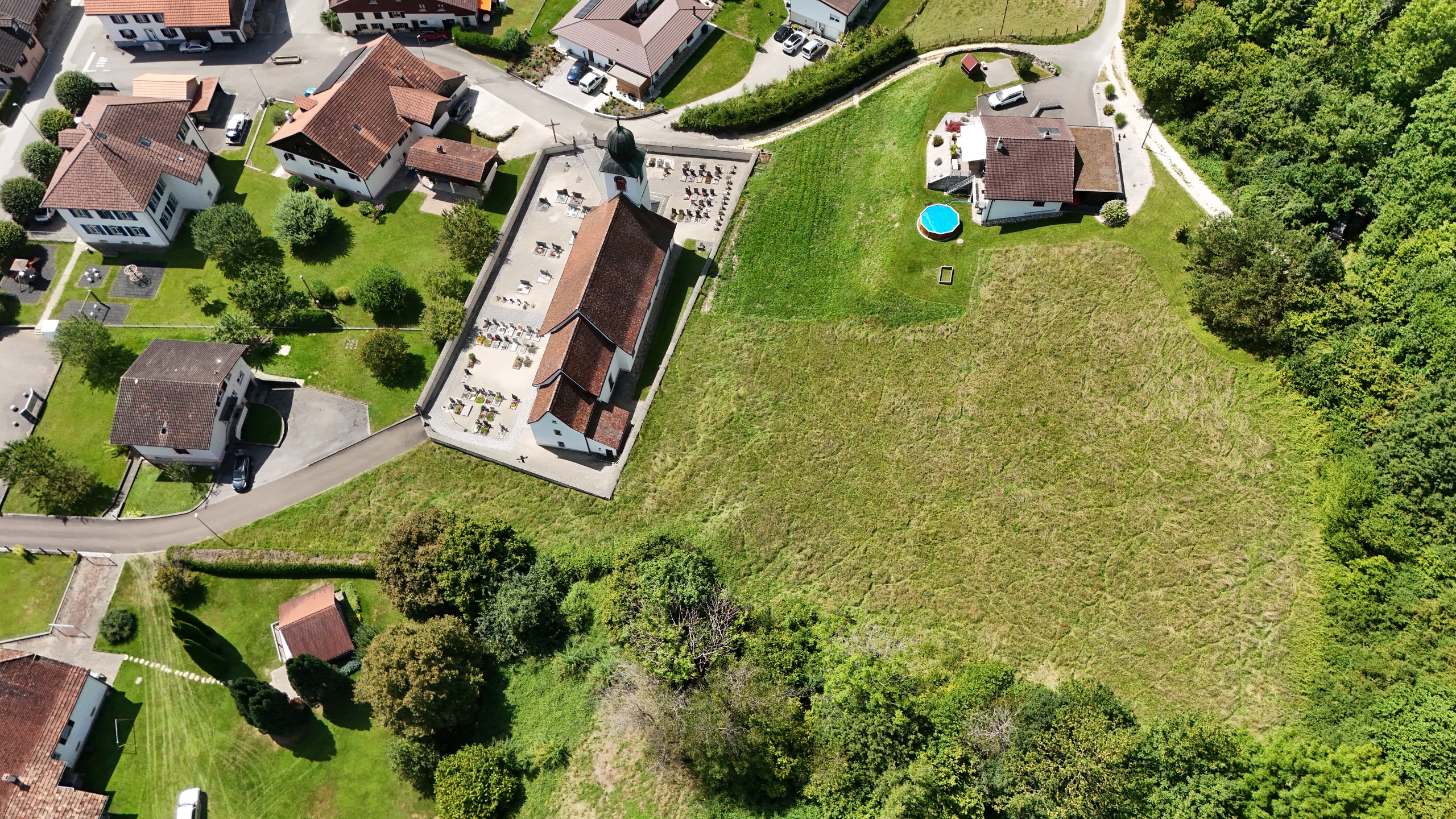 Partie terrain constructible