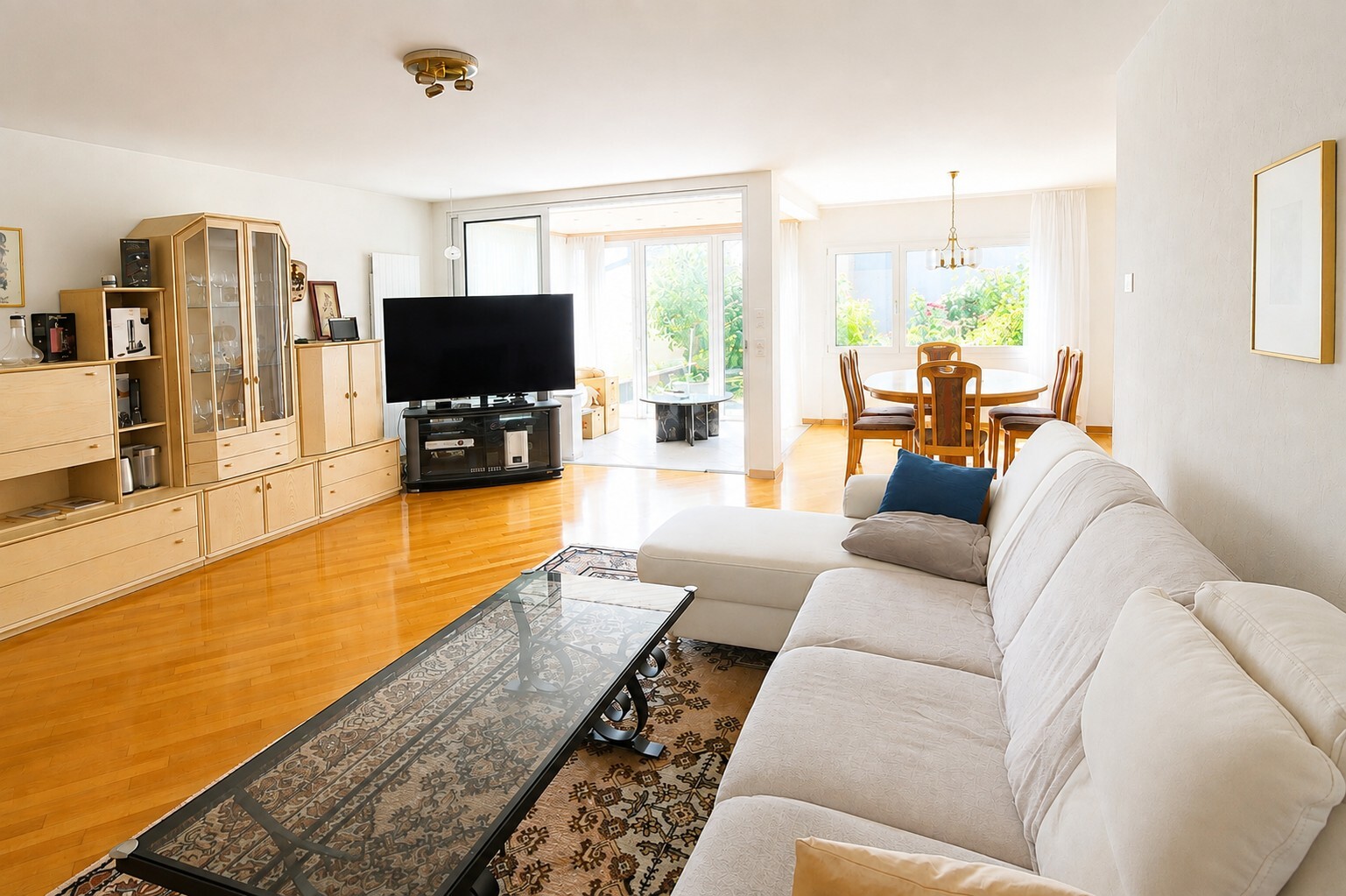 Wohnzimmer (Bild KI-optimert)