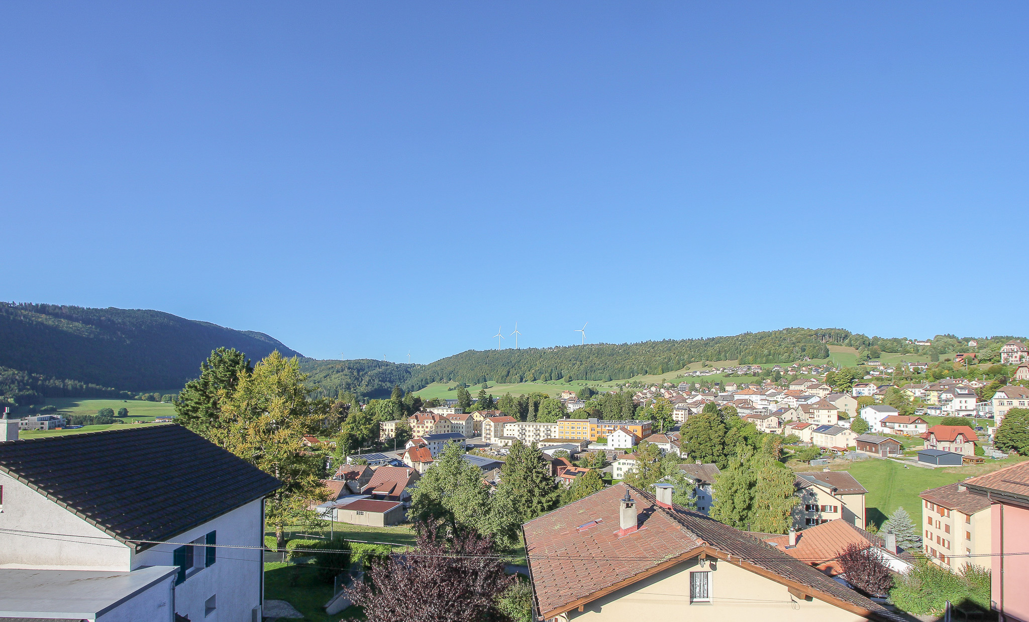 Vue depuis les combles