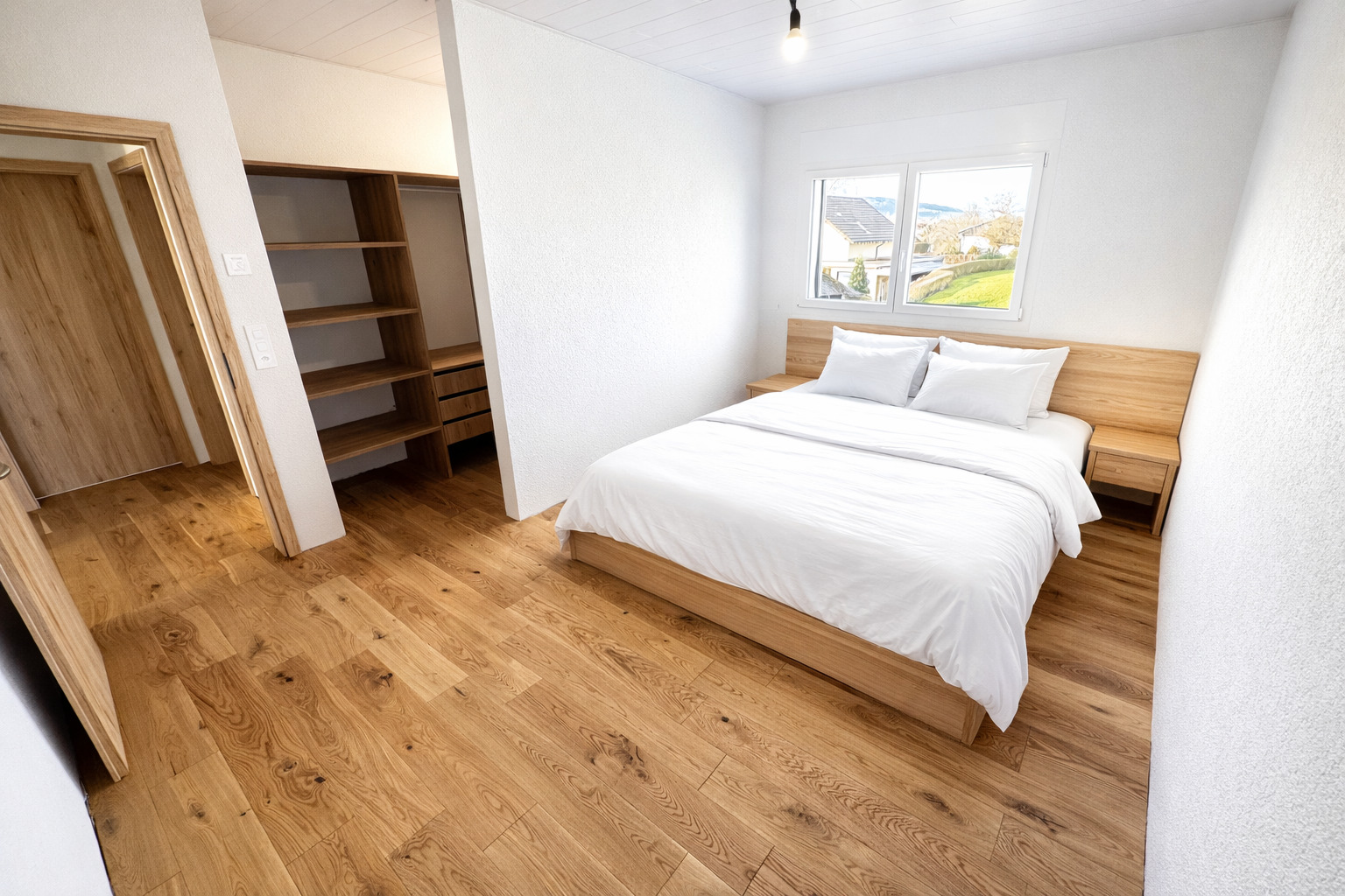 Chambre avec son dressing