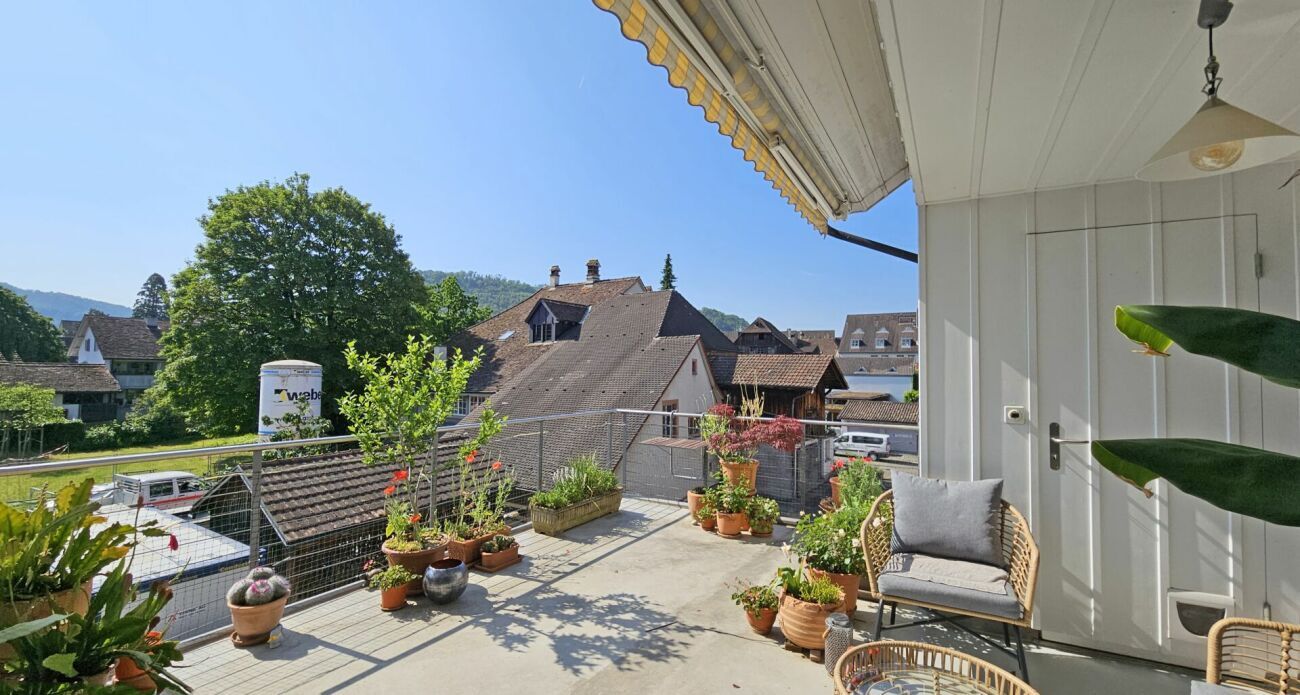 Sonnige Südterrasse inklusive Reduit