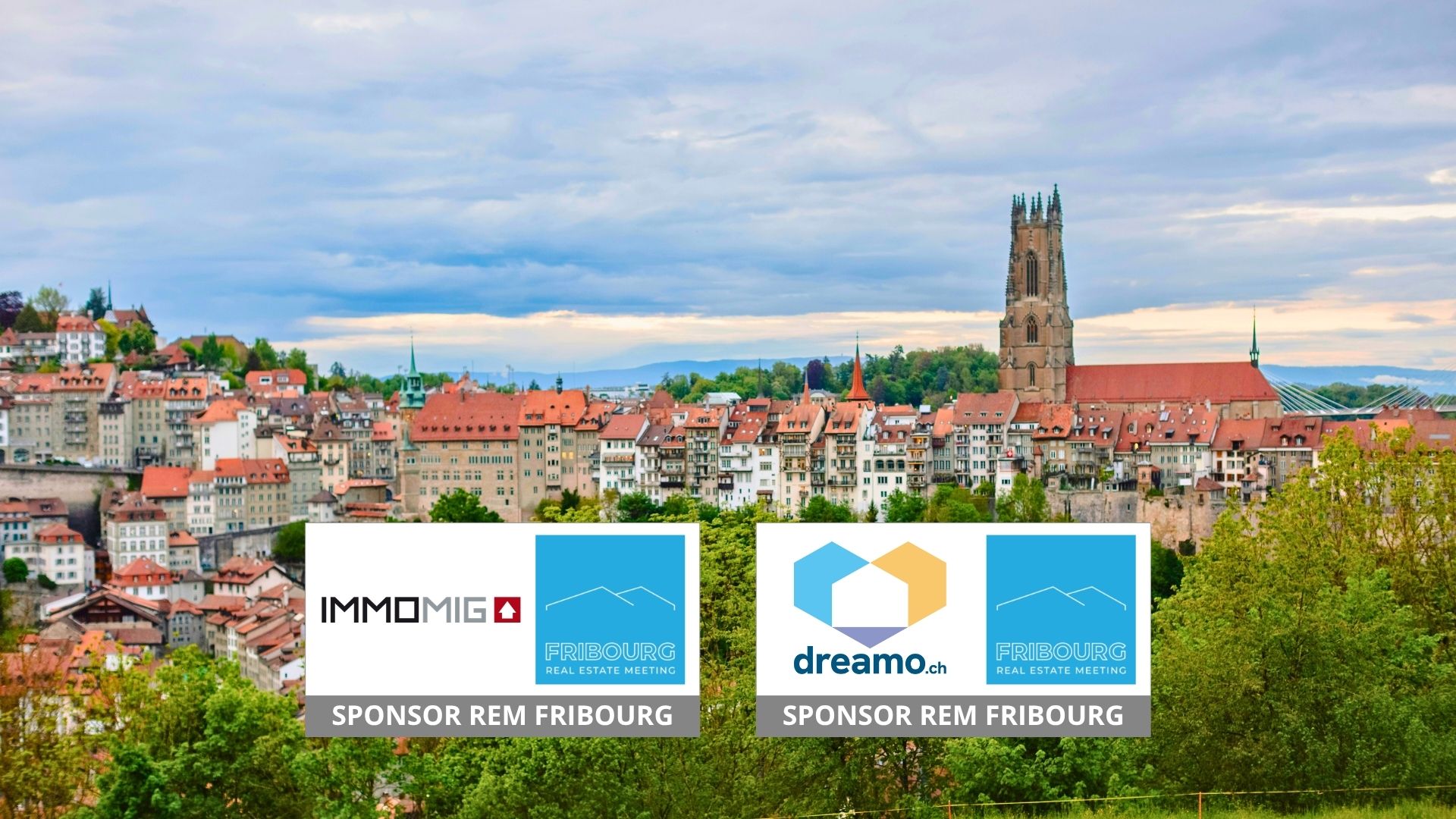 A look back at REM Fribourg 2024, dedicated to PropTech innovation, with IMMOMIG SA and dreamo.ch sponsoring this Swiss real estate event.