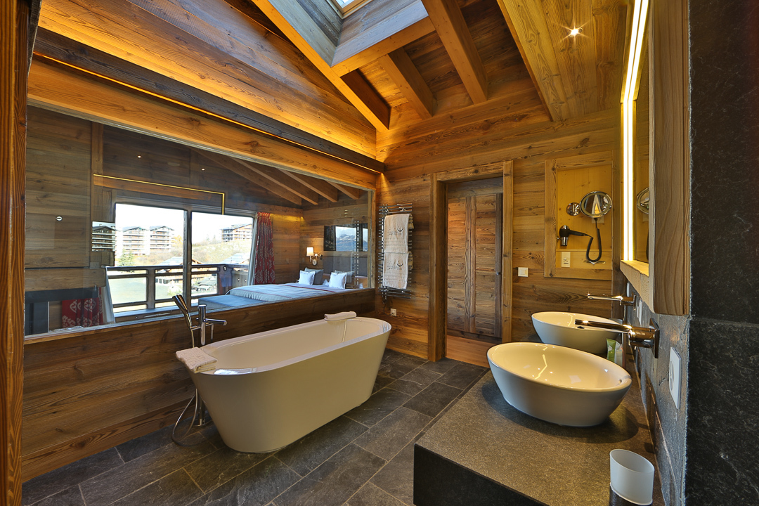 Chalet Super G Les Clèves Nendaz 4 Vallées Nendaz-Vente Immobilier - secondary residence - high standing - ski in and out - bagno