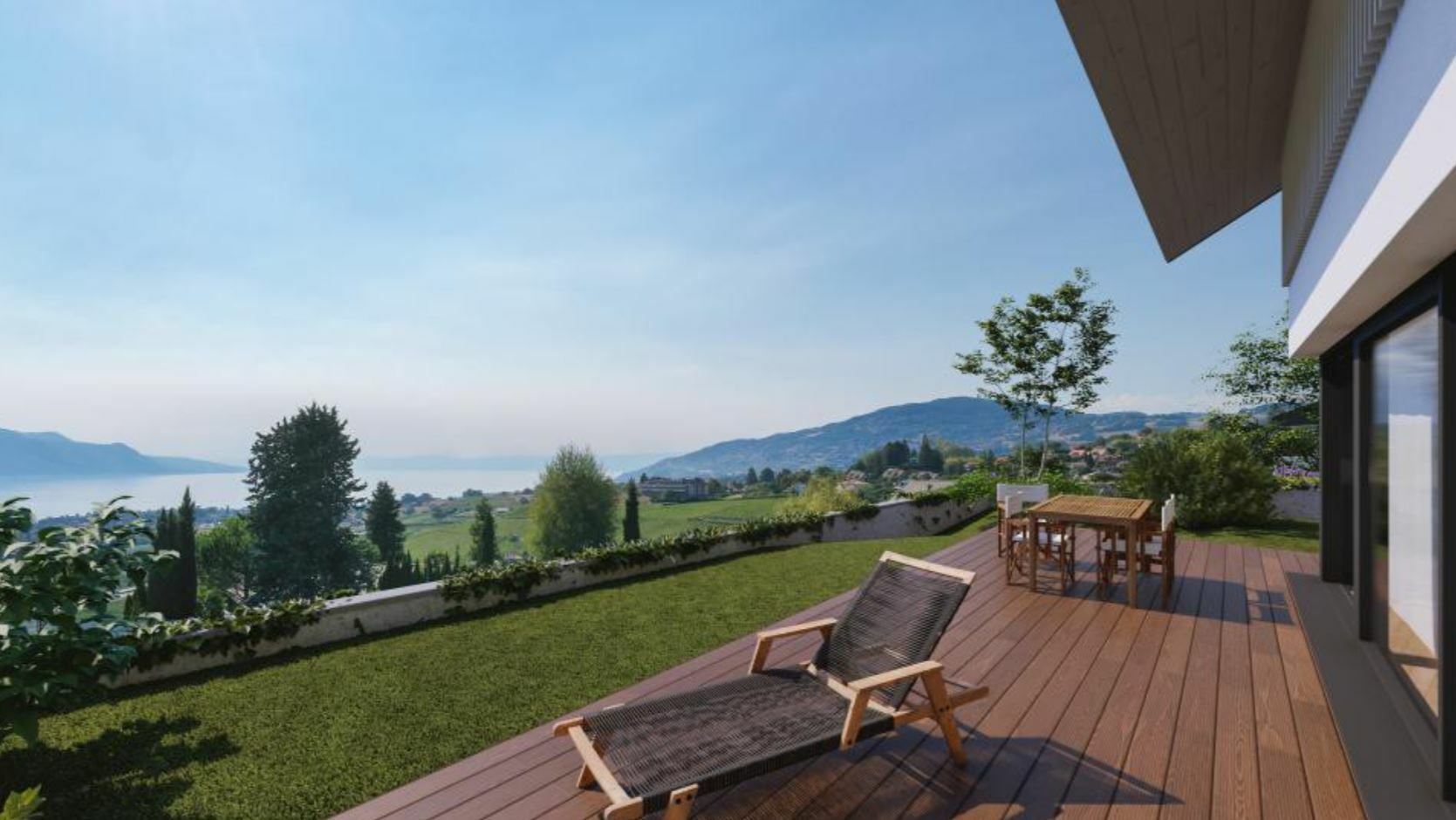 Terrasse avec vue exceptionnelle 